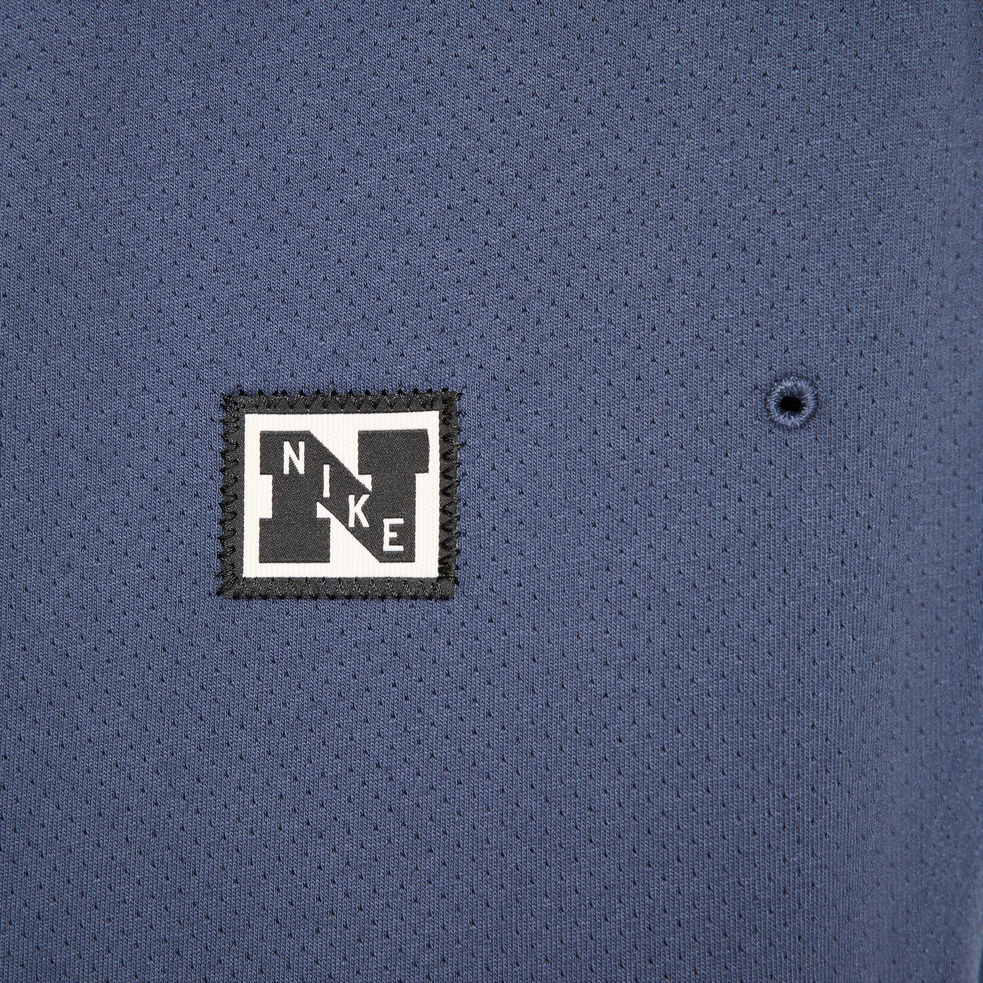 Nike Dri-FIT Heritage Perf Top Ss Erkek Mavi T-Shirt