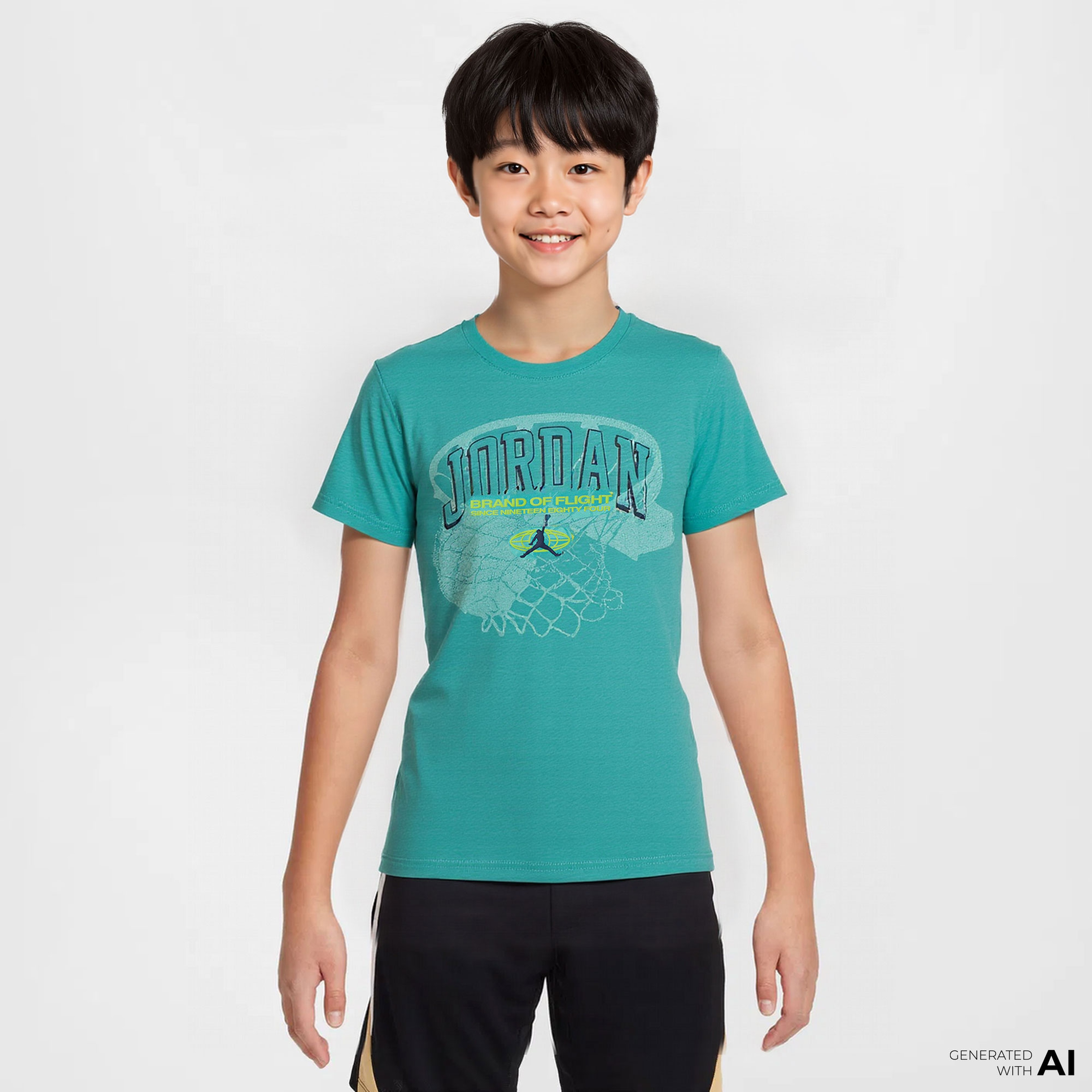 Jordan Jdb Hoop Up Ss Çocuk Siyah T-Shirt