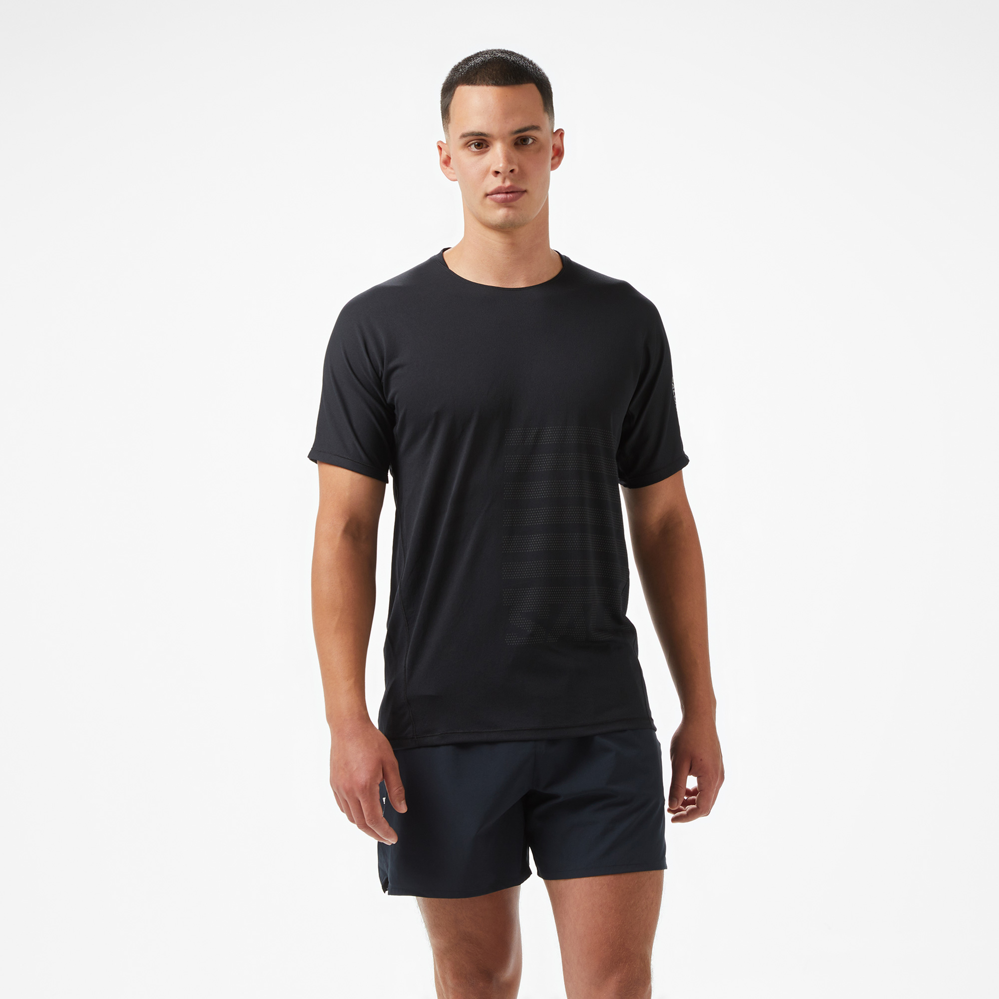 Salomon Erkek Siyah T-Shirt