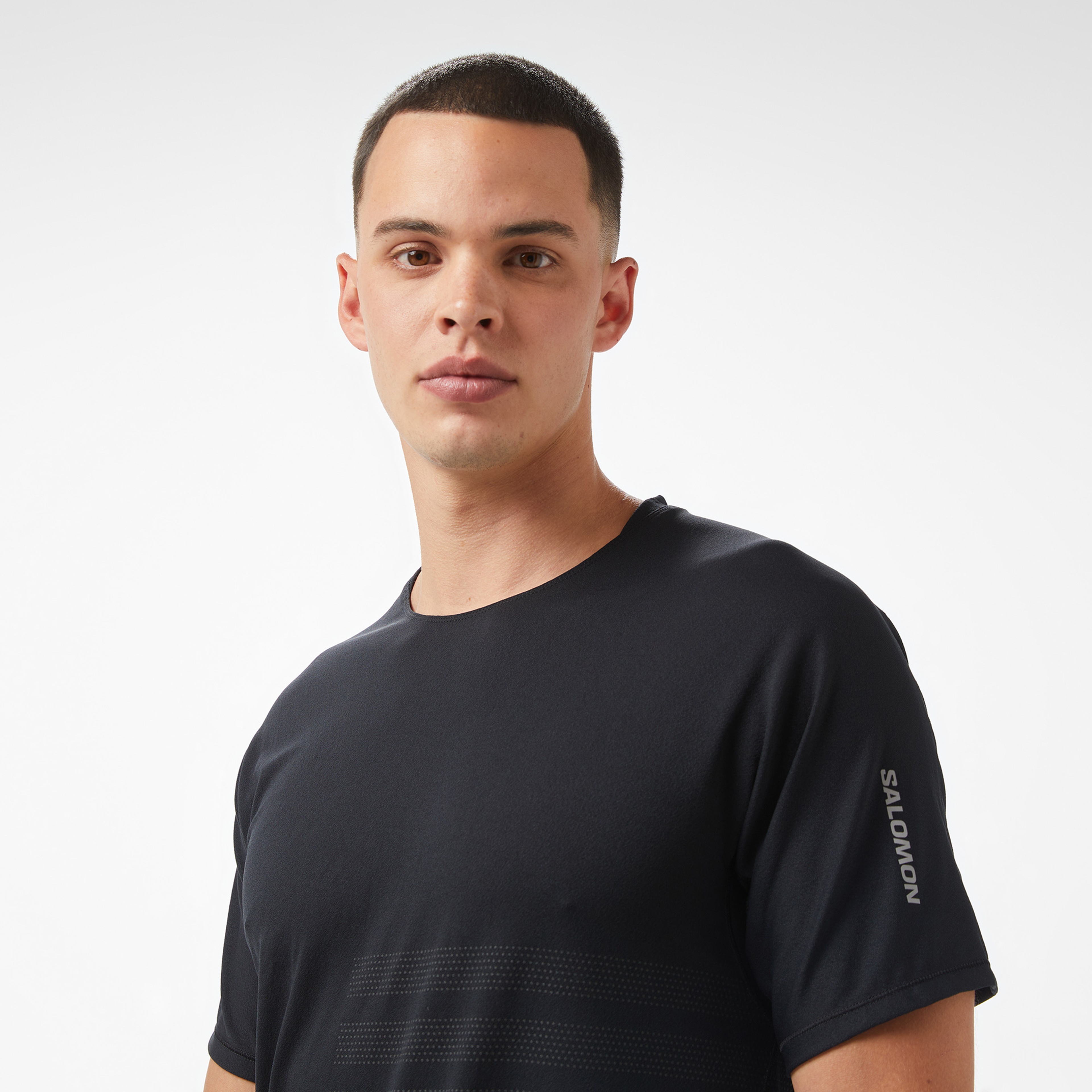 Salomon Erkek Siyah T-Shirt