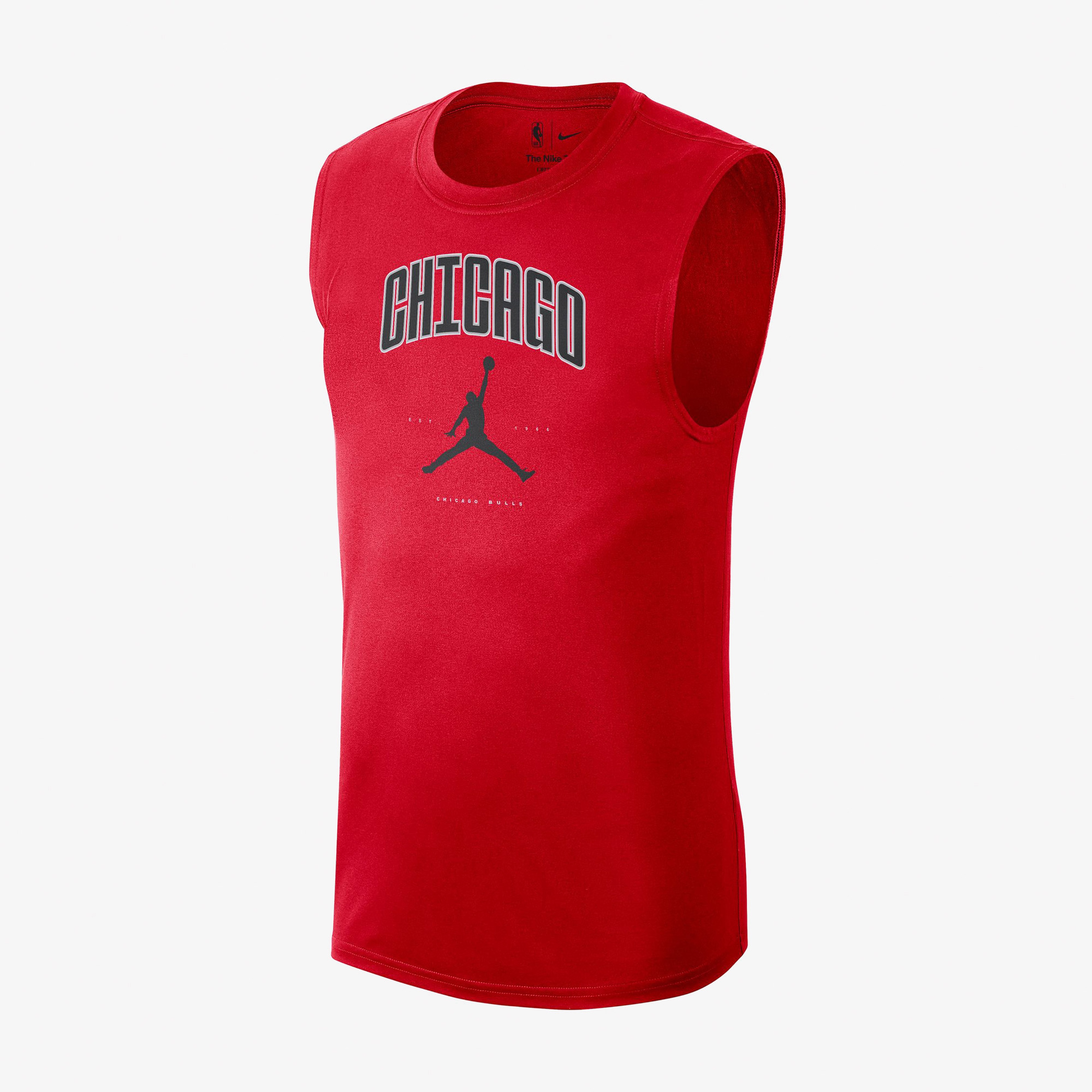 Nike Chicago Bulls Erkek Kırmızı Basketbol Atlet