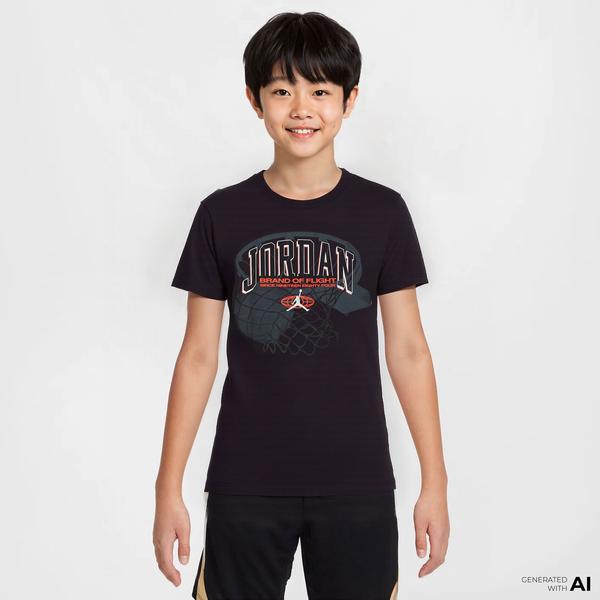 Jordan Jdb Hoop Up Ss Çocuk Siyah T-Shirt