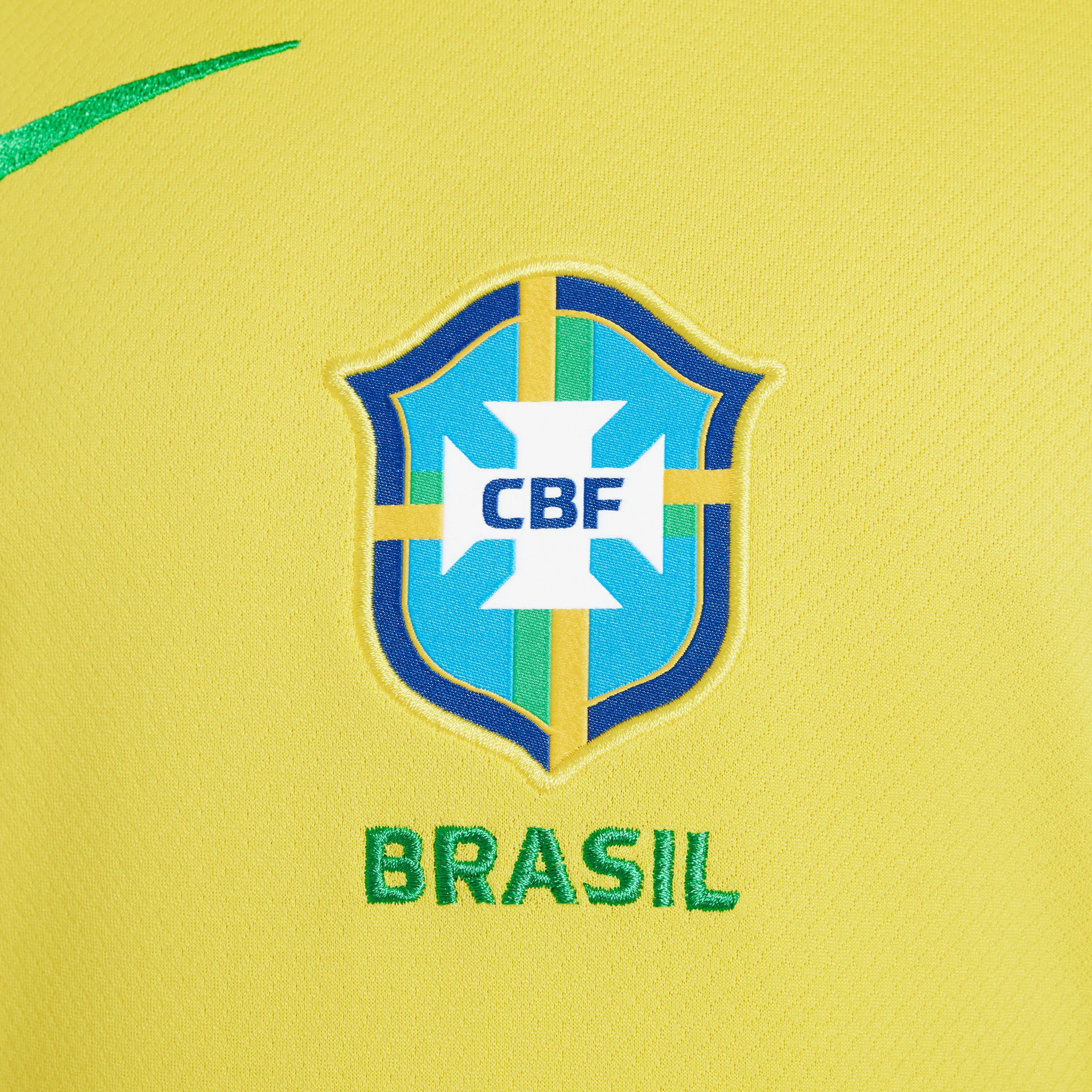 Nike Brazil 2025 Stadium Home Çocuk Sarı Forma