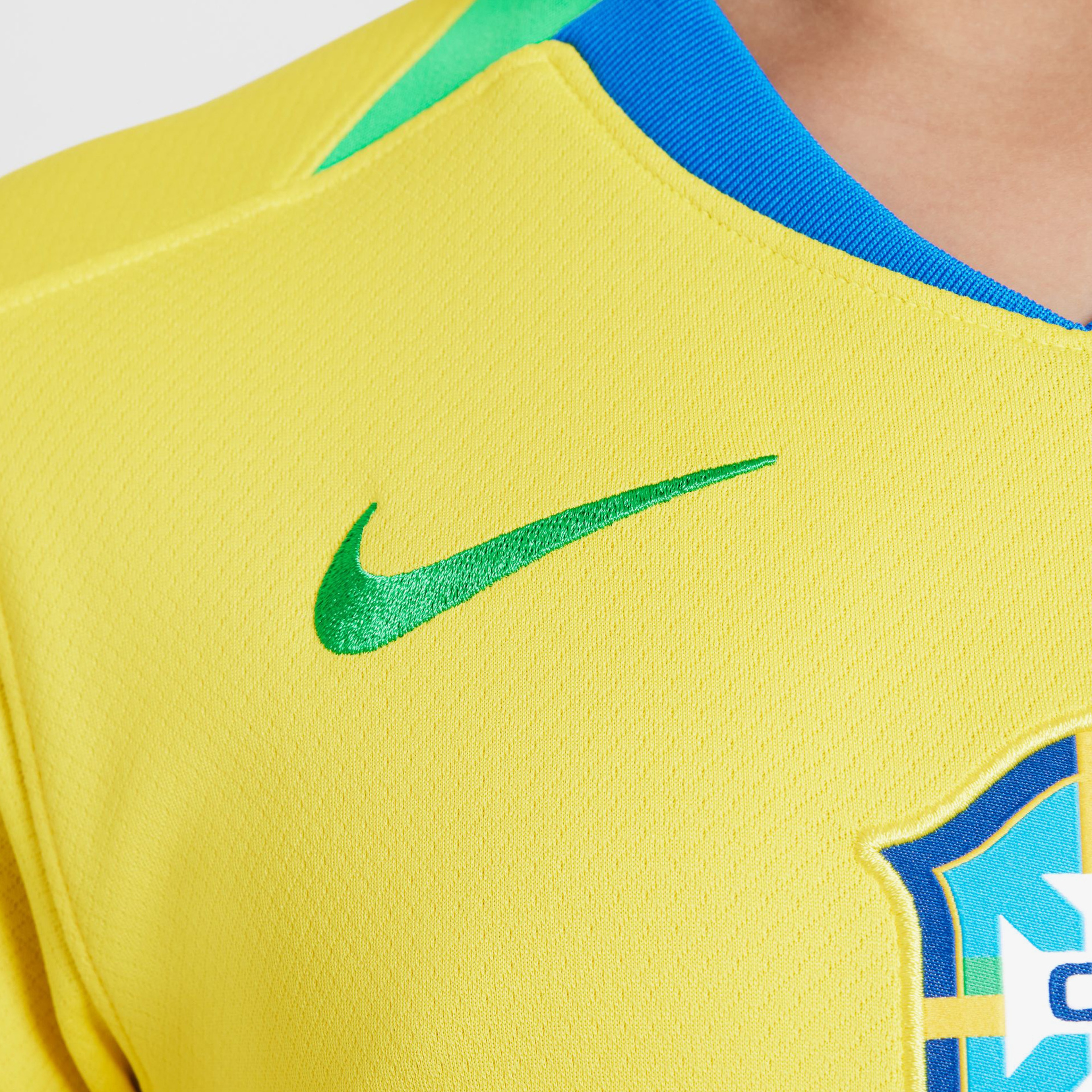 Nike Brazil 2025 Stadium Home Çocuk Sarı Forma