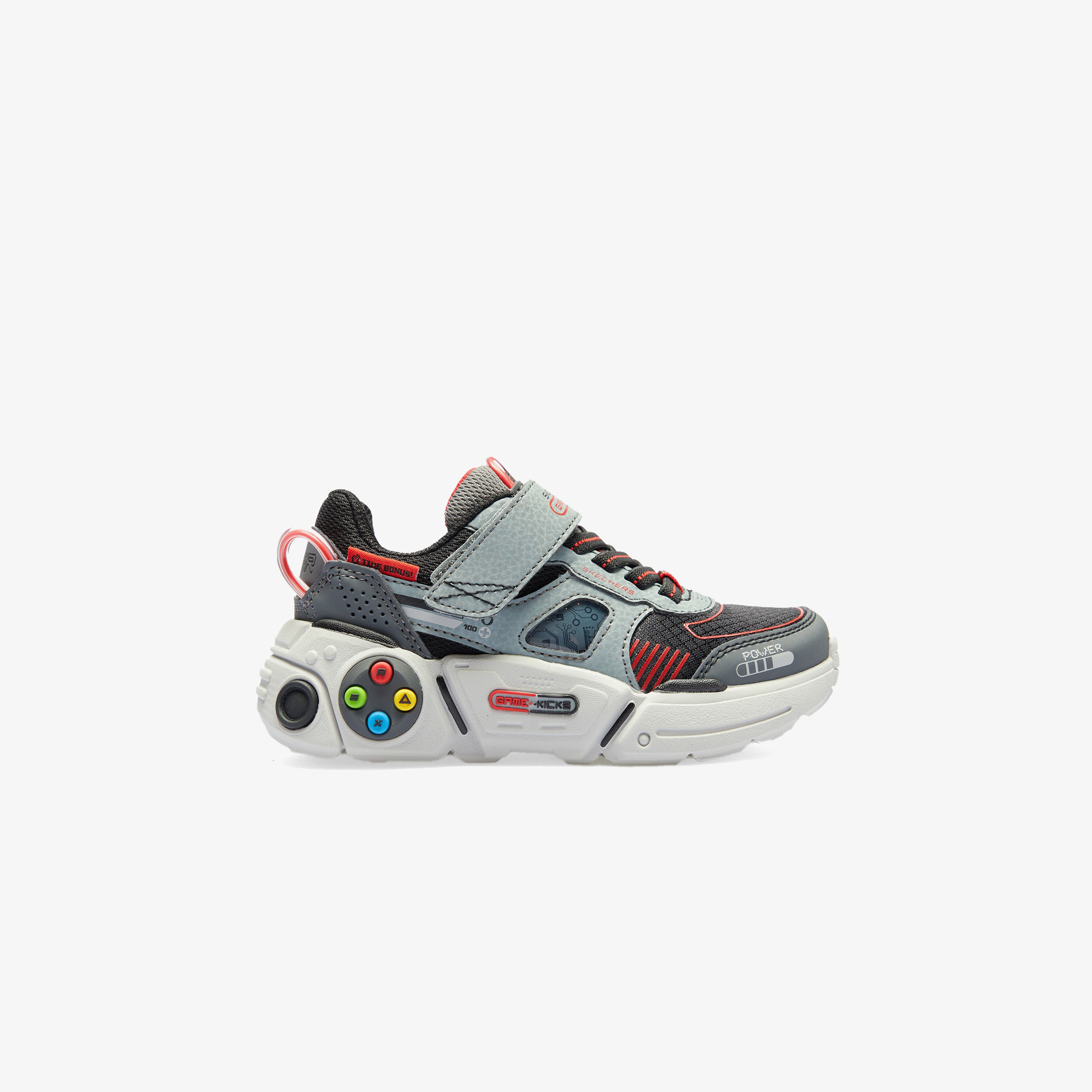 Skechers Gametronix 2.0 Çocuk Gri Spor Ayakkabı