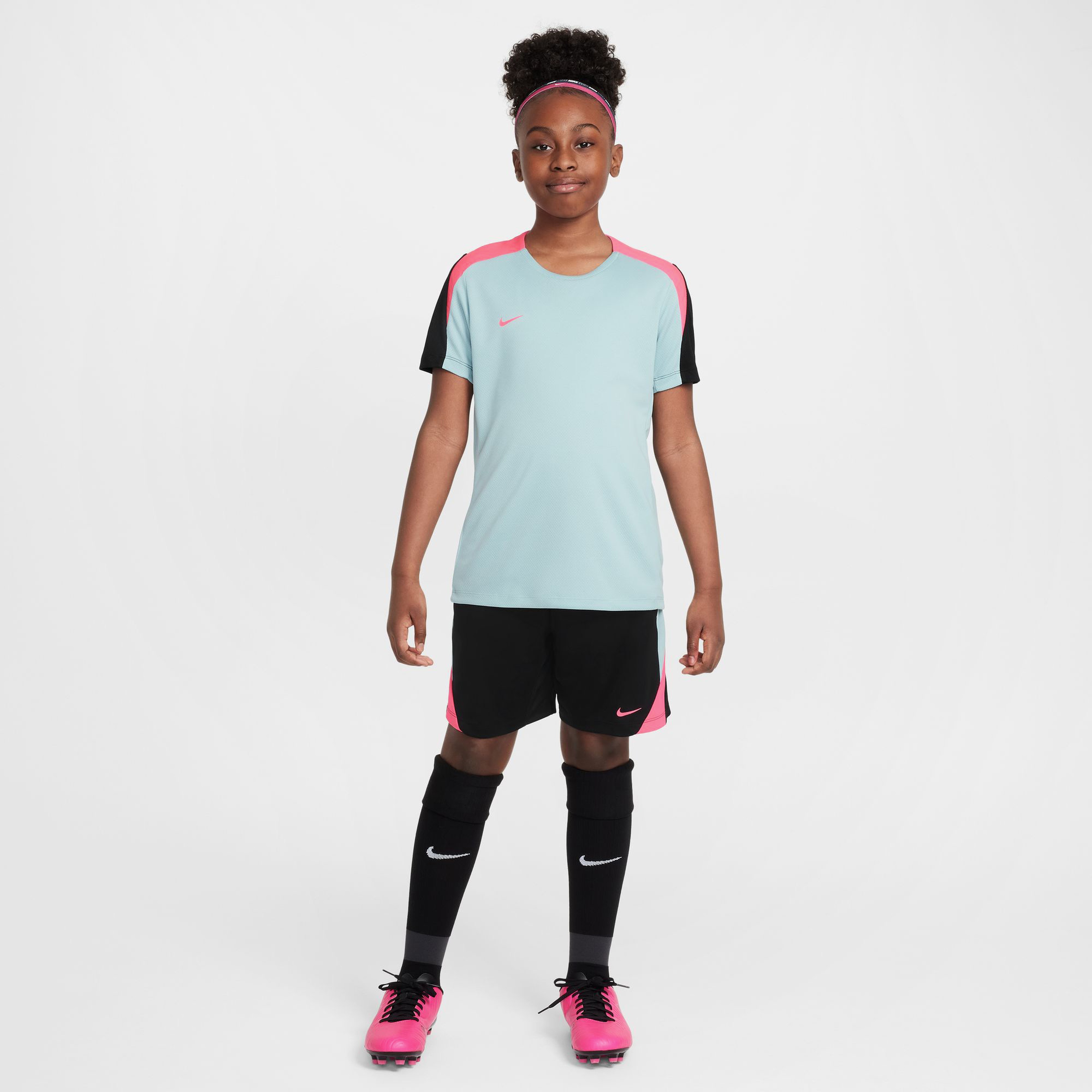 Nike Dri-Fit Strike Çocuk Mavi T-Shirt