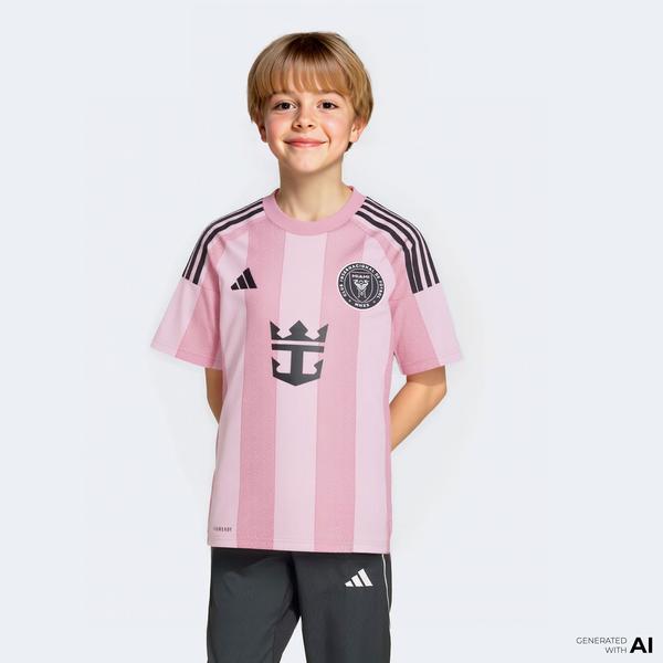 adidas Inter Miami Fc Çocuk Pembe Futbol Forması