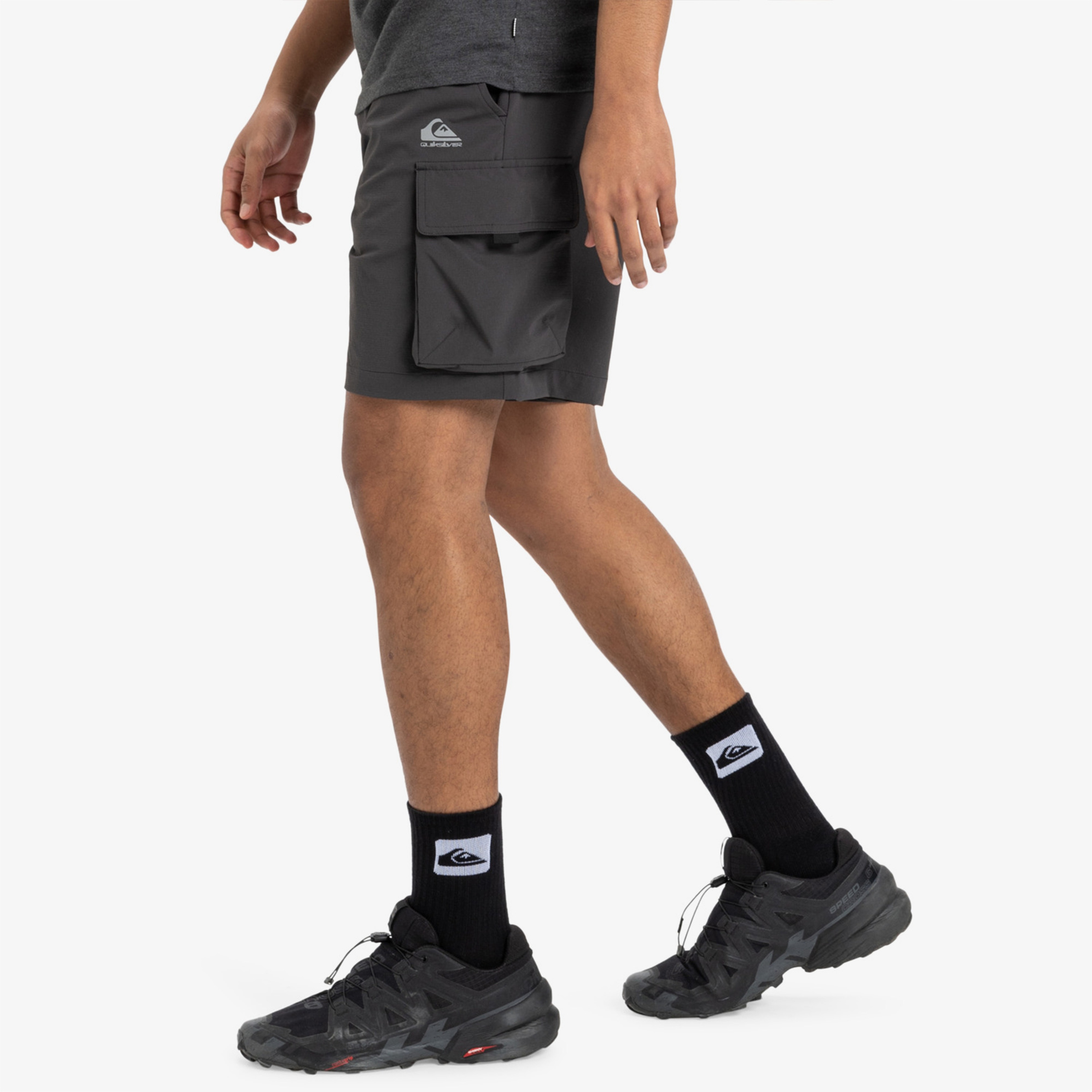 Quiksilver Run Ashore Cargo Erkek Siyah Şort