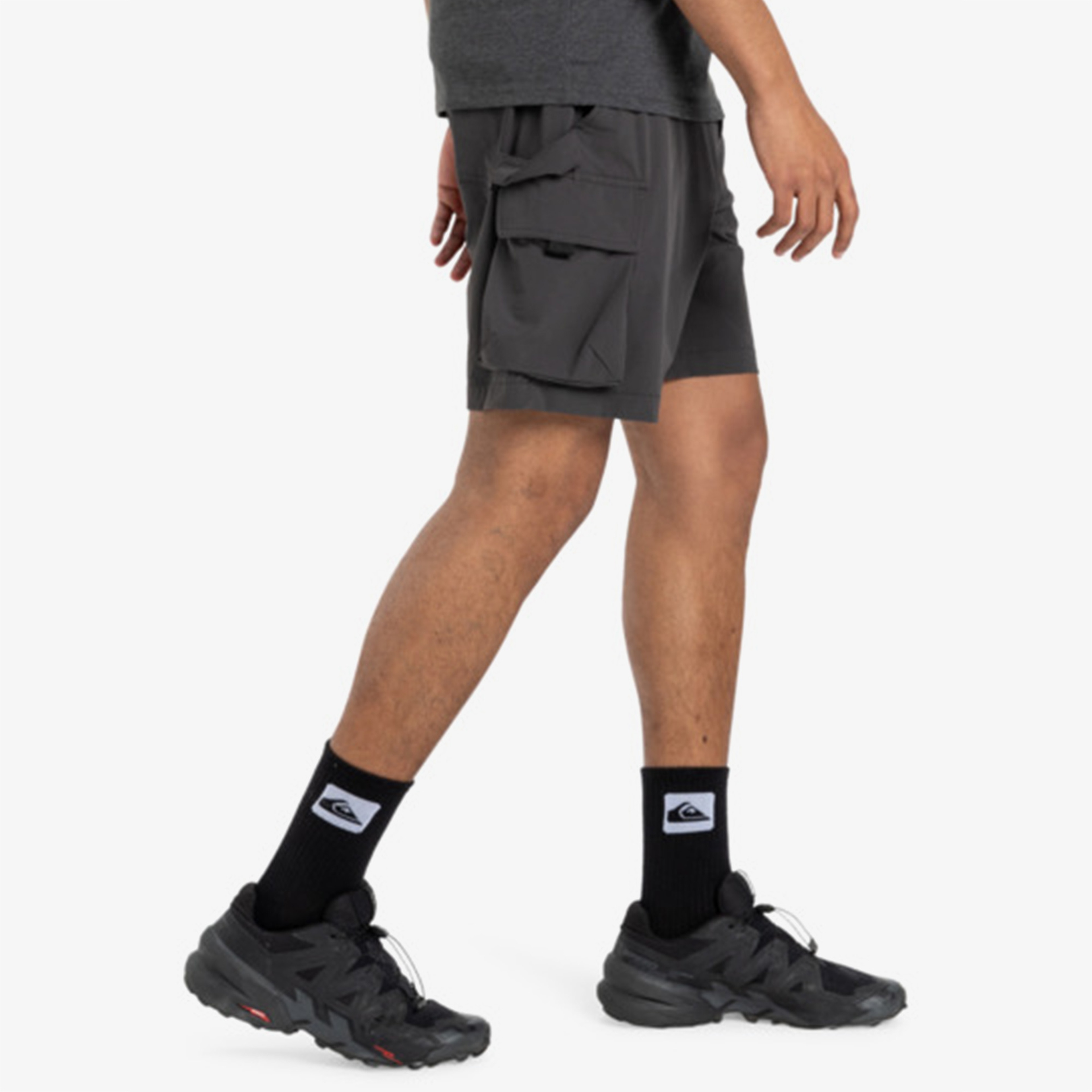 Quiksilver Run Ashore Cargo Erkek Siyah Şort