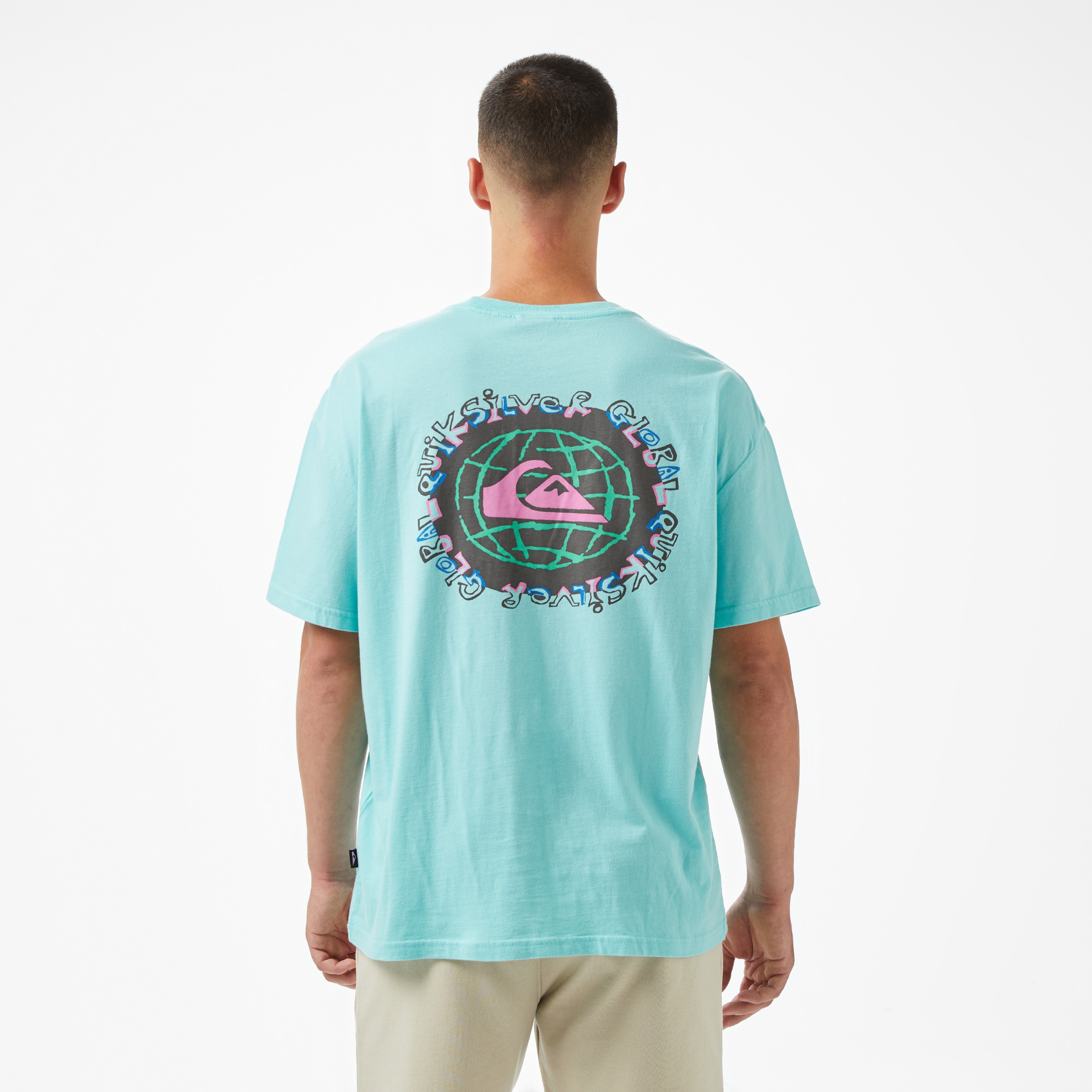 Quiksilver Global Heat Erkek Mor T-Shirt
