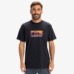 Quiksilver Ev Gradient Box Ss Erkek Siyah T-Shirt
