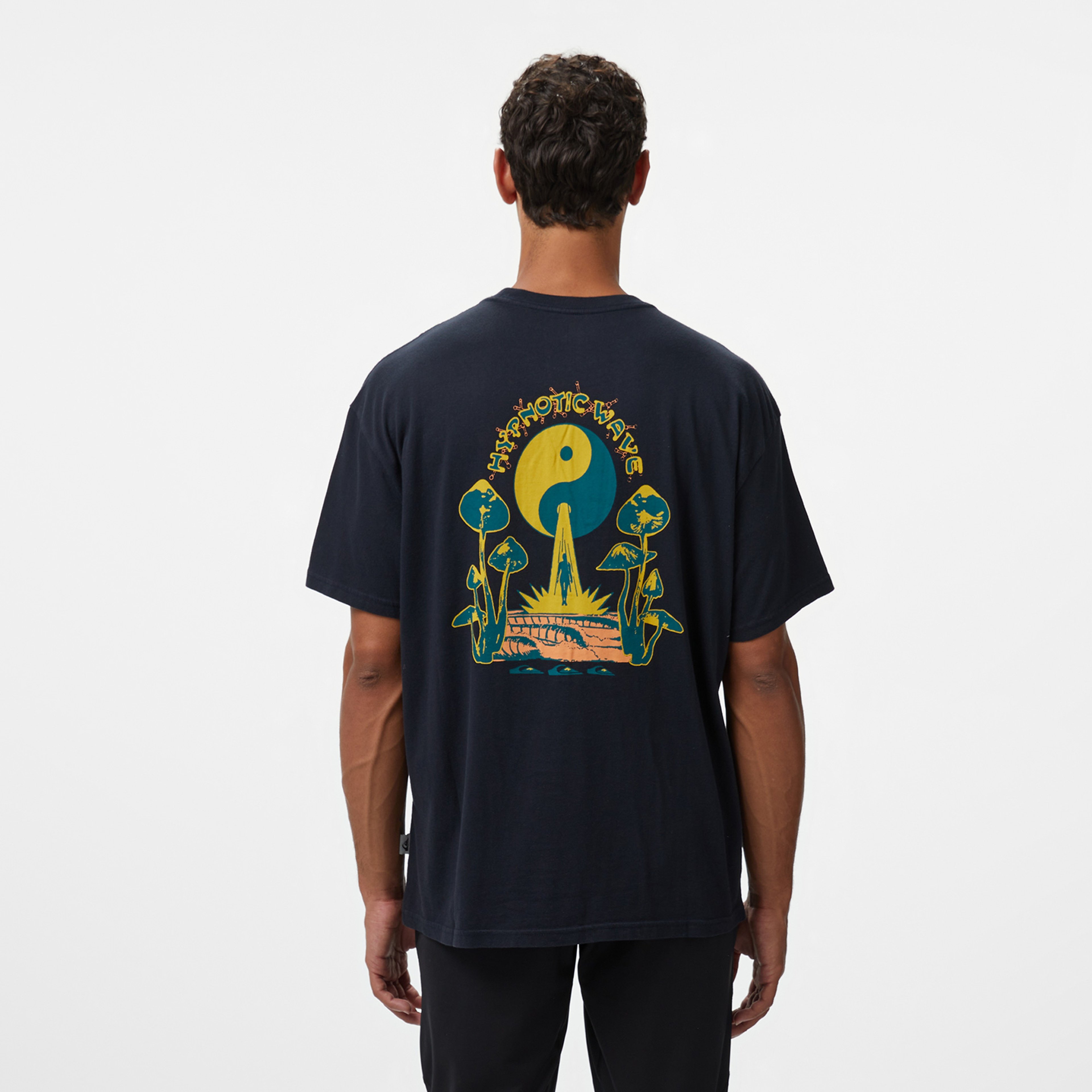 Quiksilver Hw Hypnotic Wave Ss Erkek Siyah T-Shirt