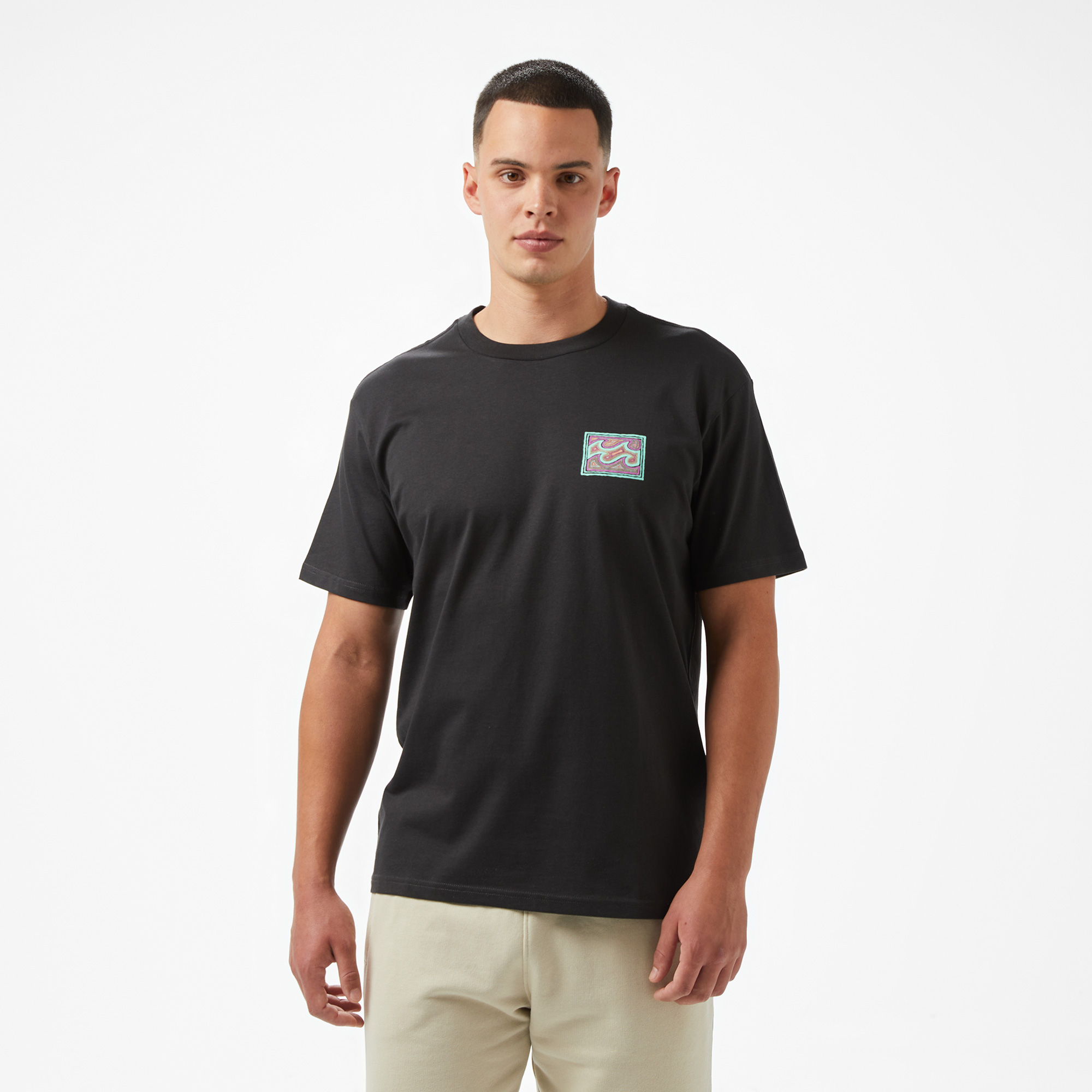 Billabong Crayon Wave Ss Erkek Siyah T-ShirtMEBYZT00292| Occasion
