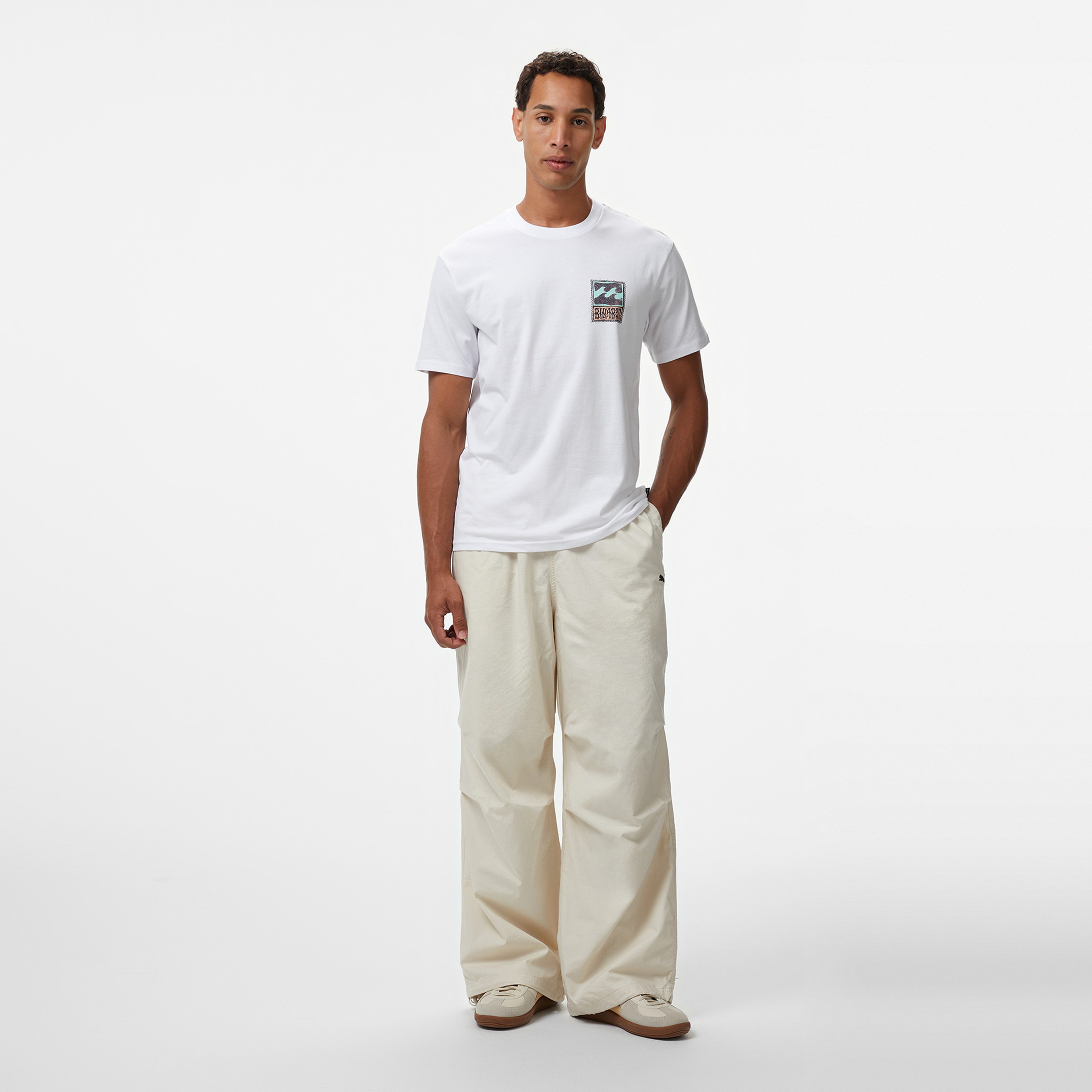 Billabong Stamp Ss Erkek Beyaz T-Shirt