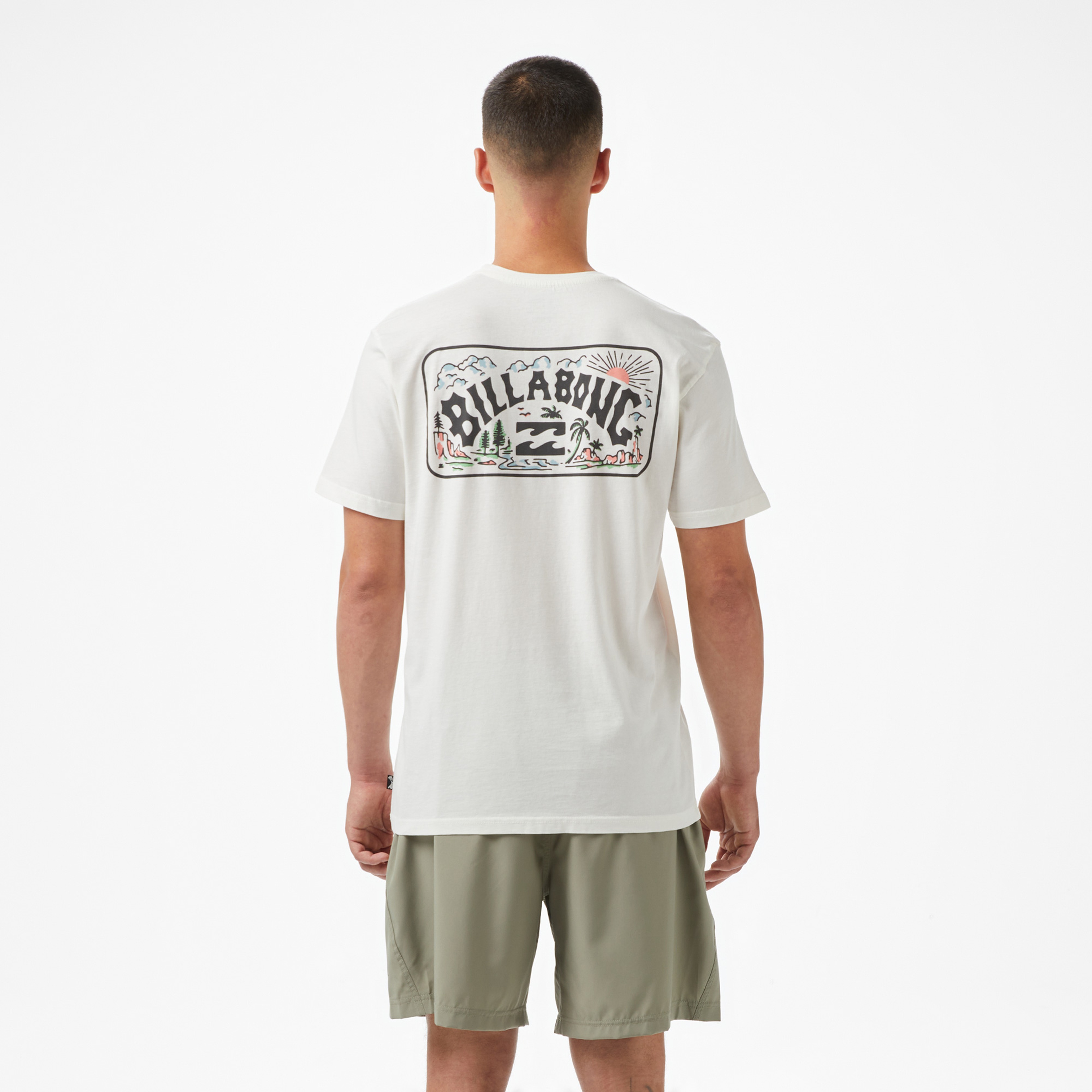 Billabong Scenic Arch Adiv Erkek Beyaz T-Shirt