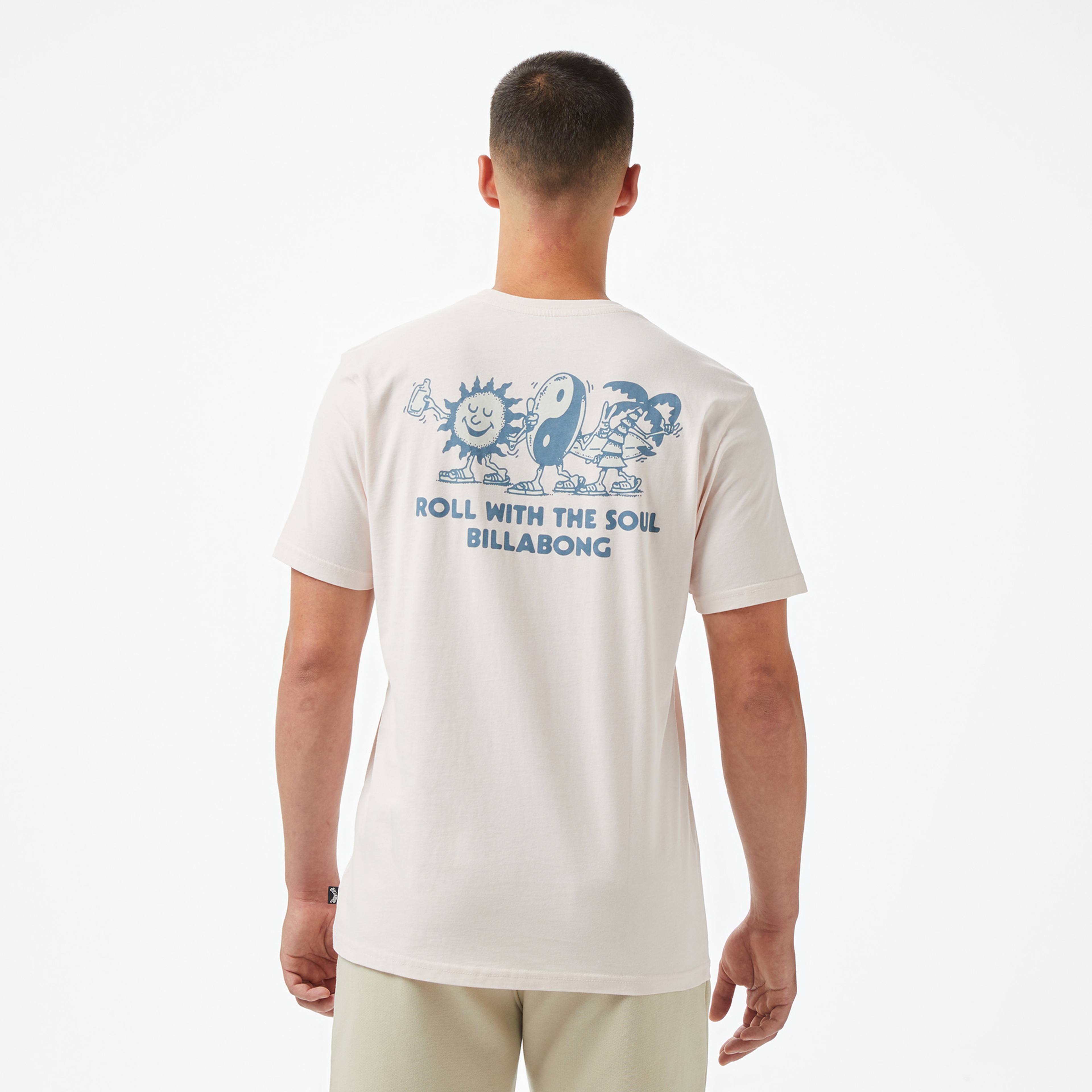 Billabong Roll Premium Erkek Pembe T-Shirt