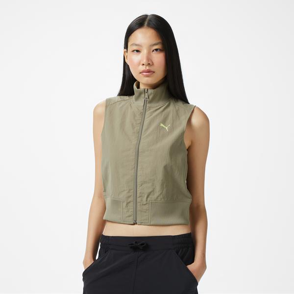 Puma Dare-To Full-Zip Kadın Yeşil Yelek