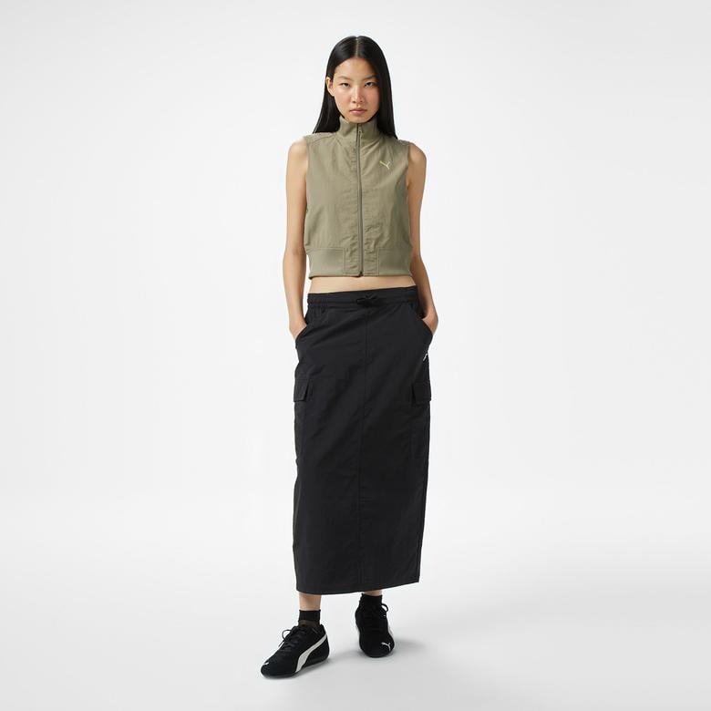 Puma Dare-To Full-Zip Kadın Yeşil Yelek