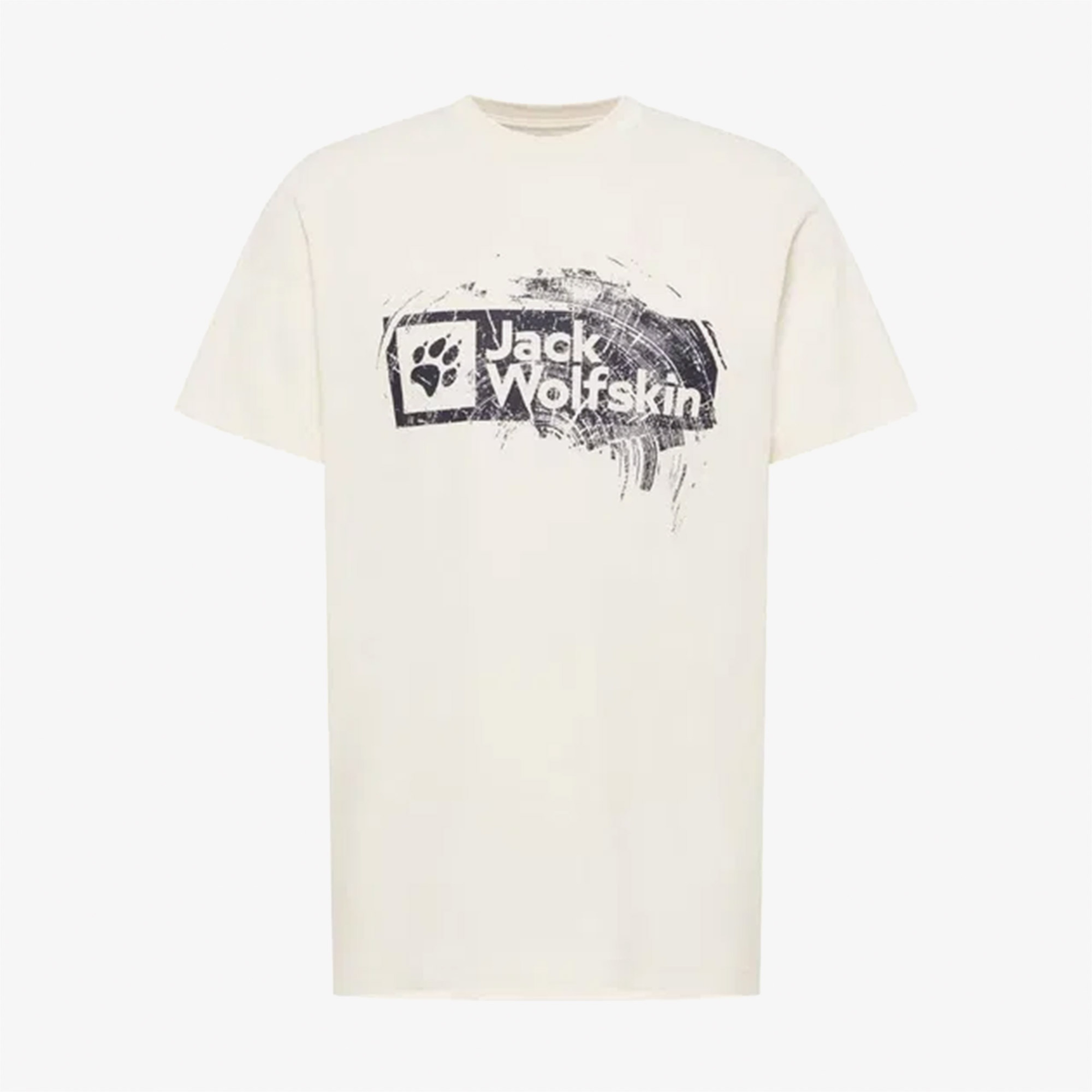 Jack Wolfskin Erkek Krem T-Shirt