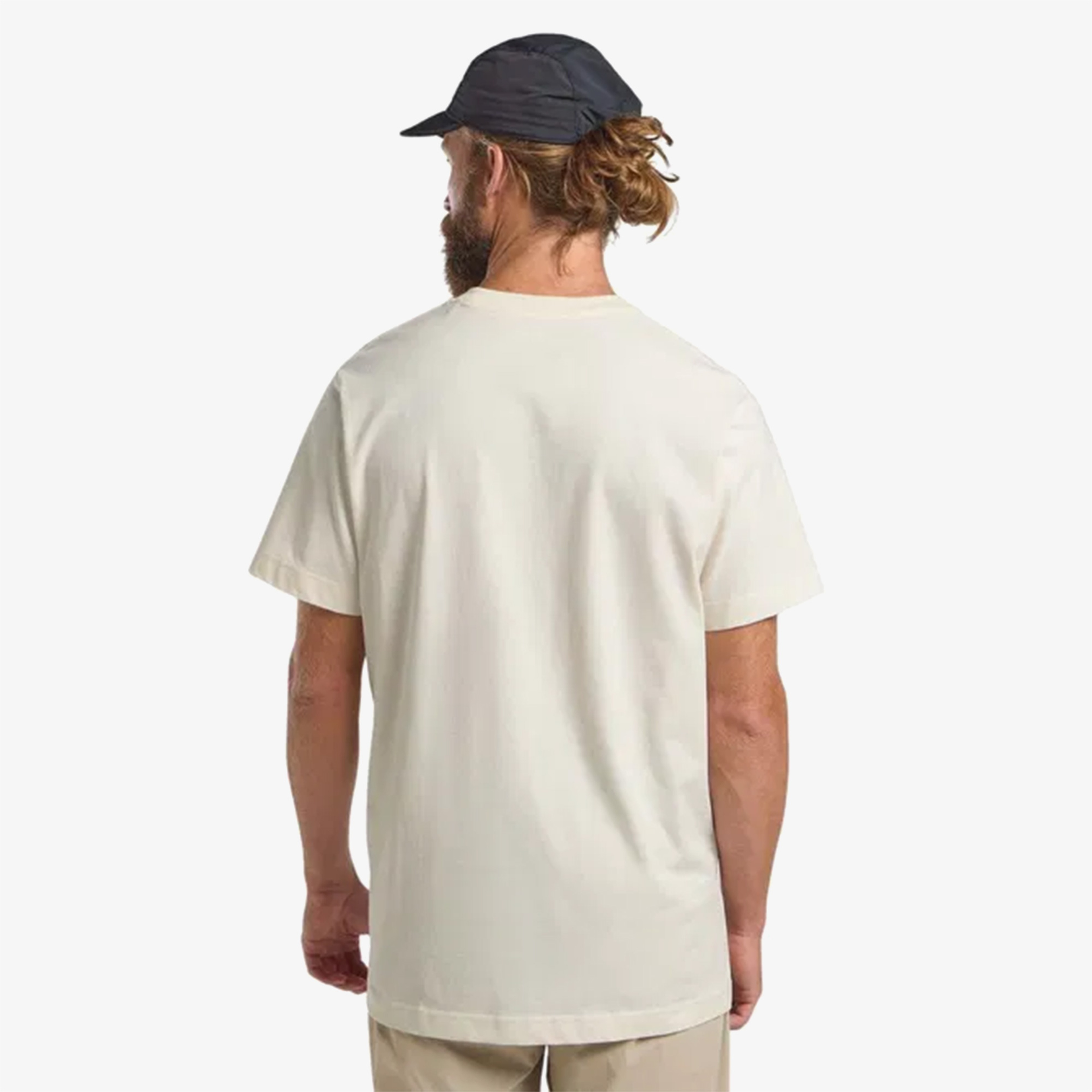 Jack Wolfskin Erkek Krem T-Shirt