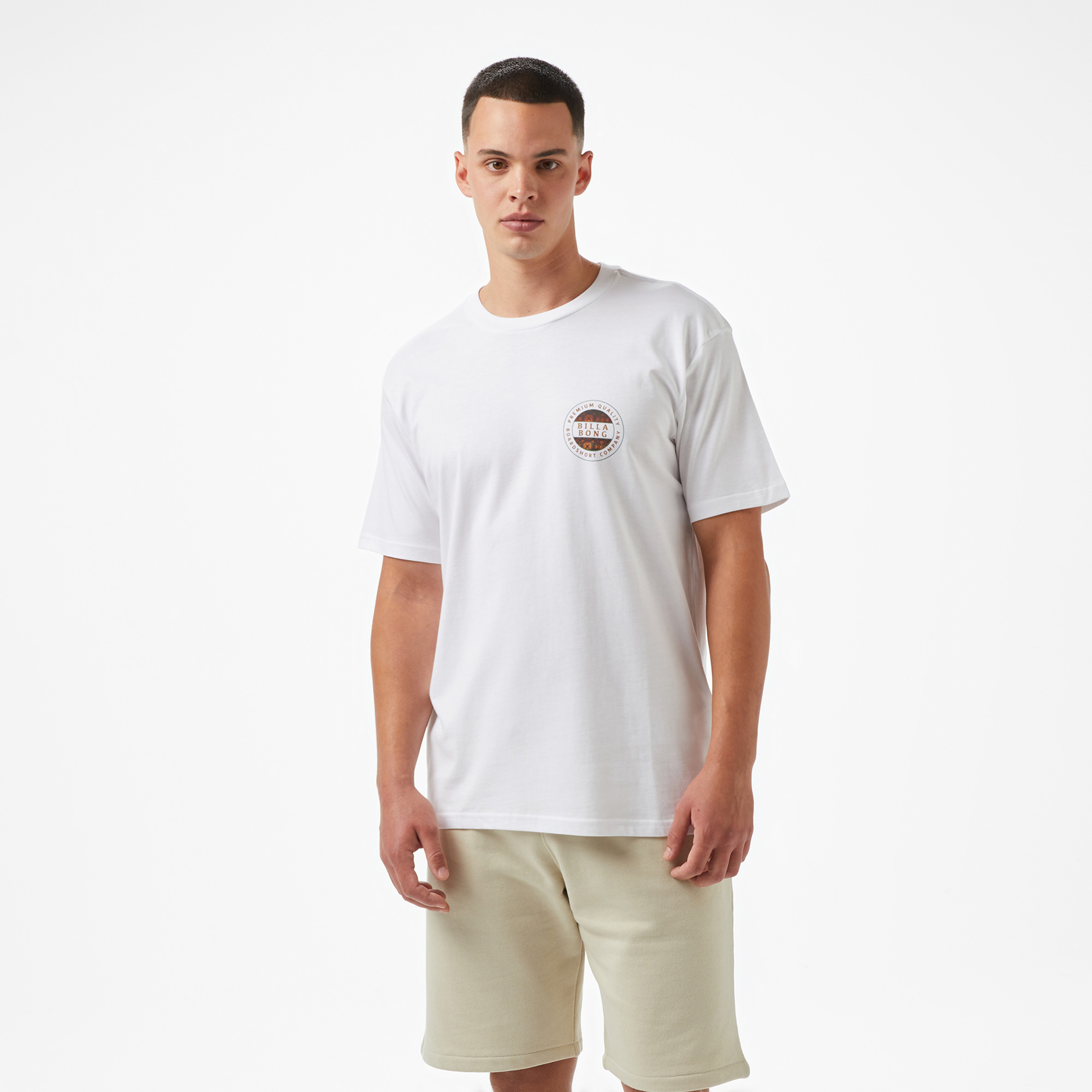 Billabong Rotor Fill Ss Erkek Beyaz T-Shirt