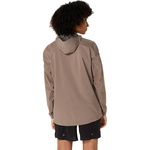 Asics Fujitrail Elite Waterproof Kadın Kahverengi Koşu Ceketi