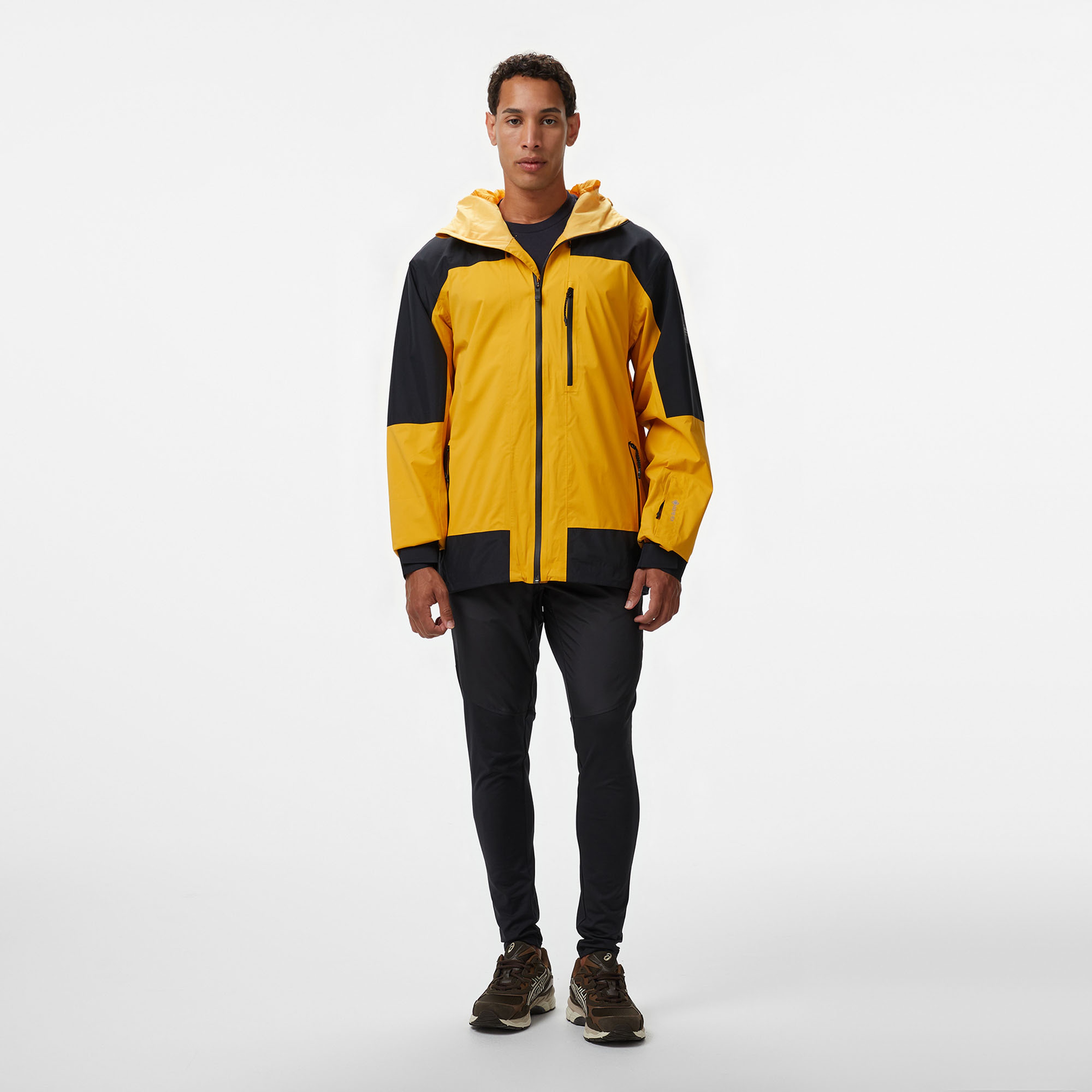 Quiksilver Ultralight Gore-Tex Erkek Siyah/Sarı Snowboard Montu