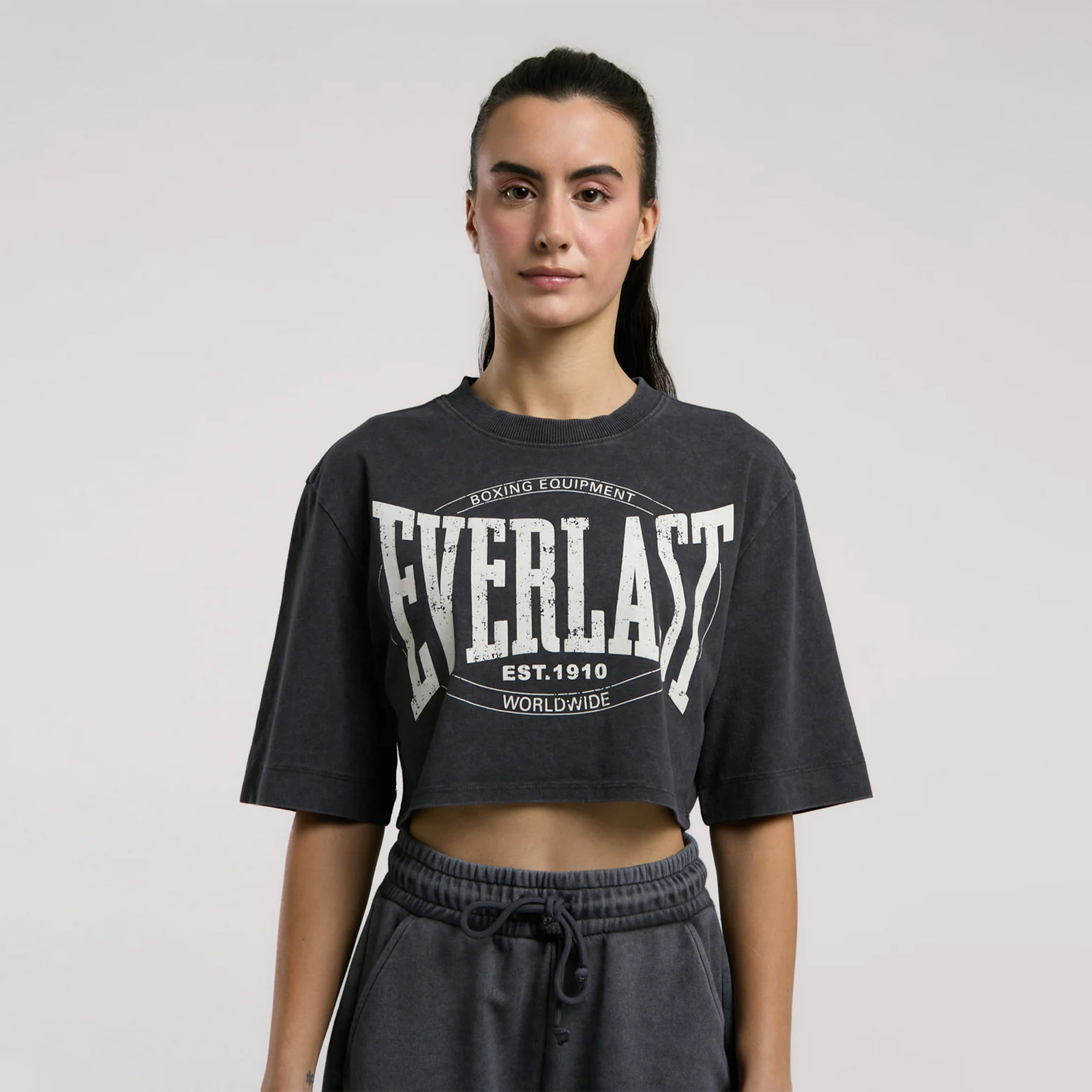 Everlast Everlast Authentic Boxing Kadın Gri T-Shirt