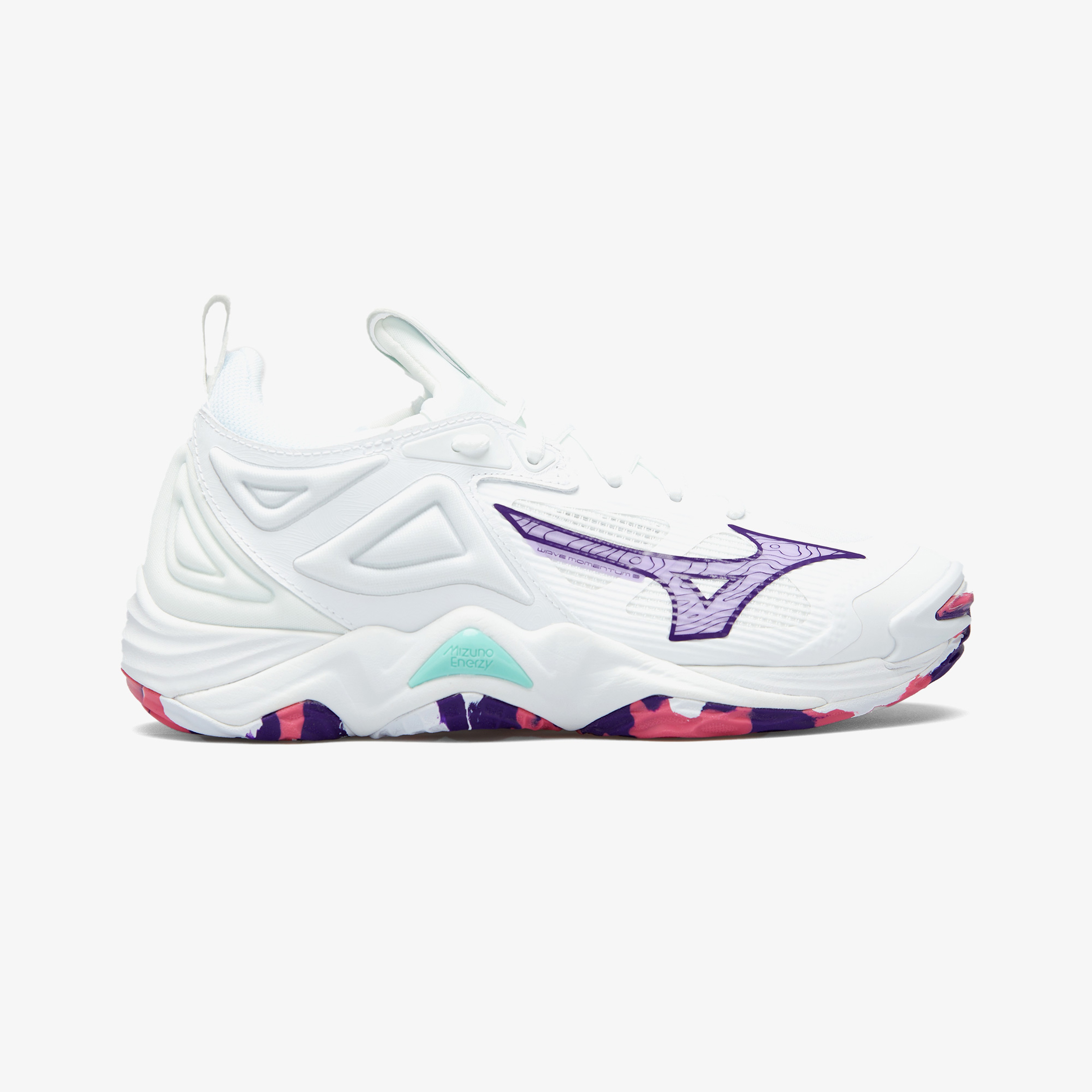 Mizuno Wave Momentum 3 Kadın Beyaz Voleybol Ayakkabısı