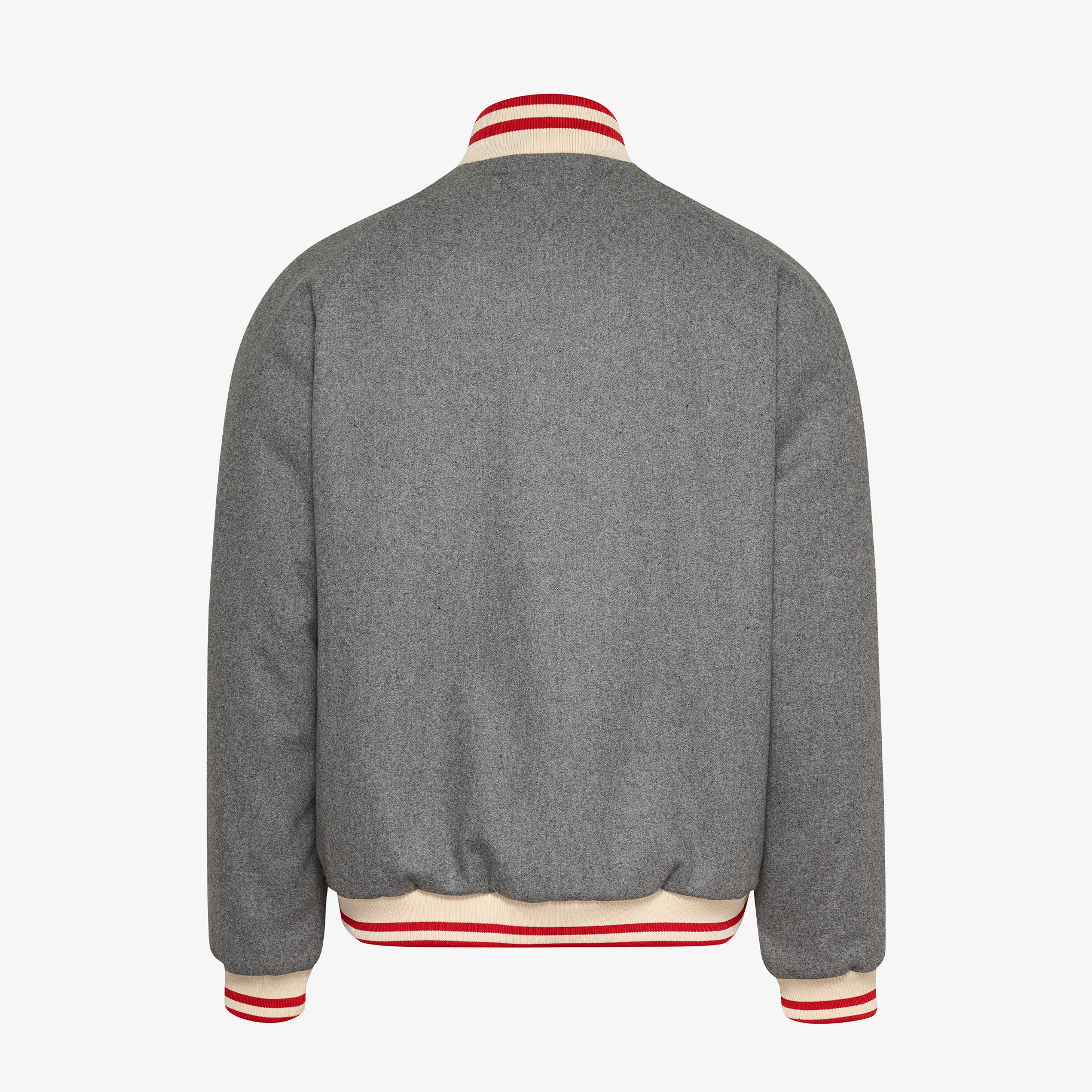 Tommy Jeans Wool Varsity Erkek Gri Ceket