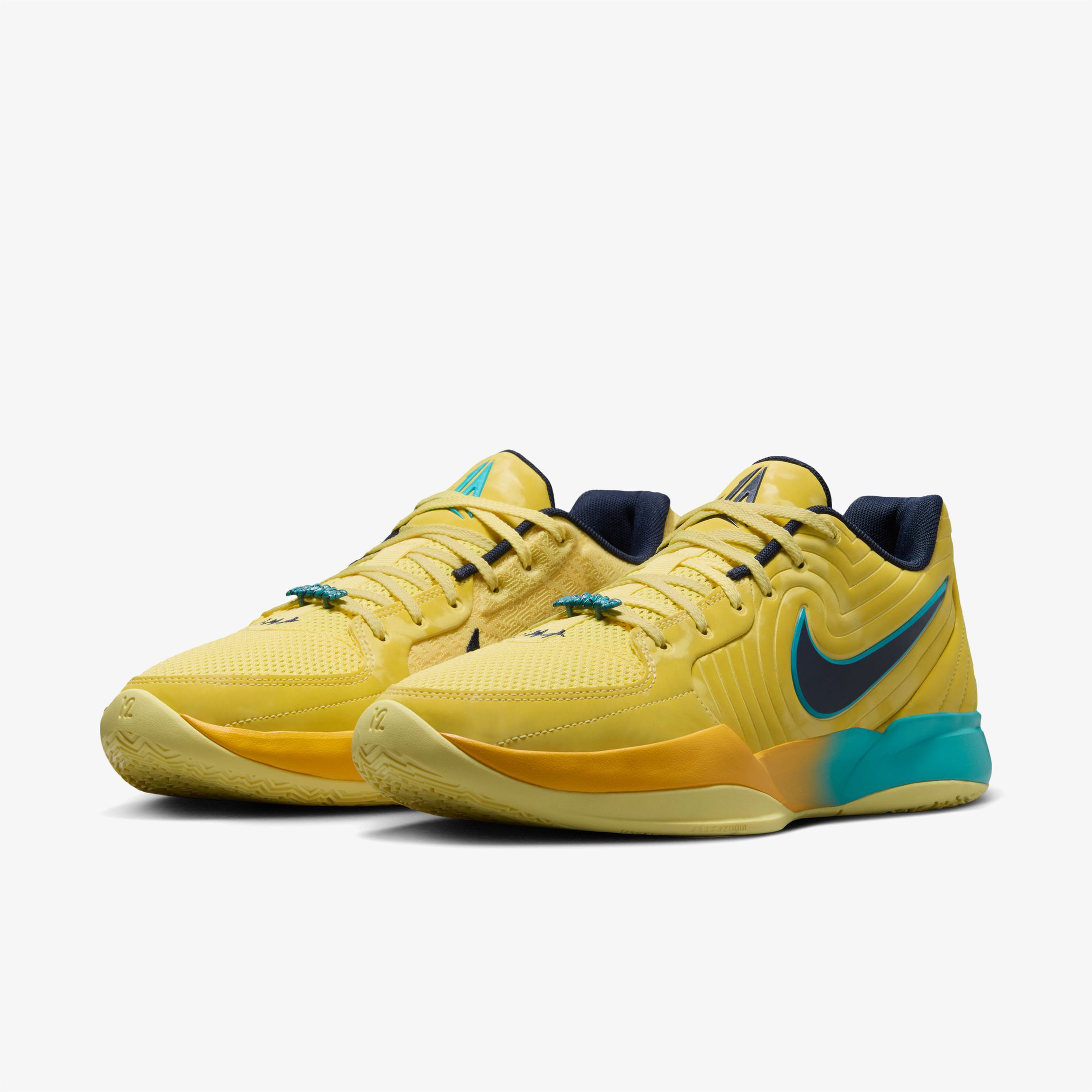 Nike Ja 2 Erkek Sarı Basketbol Ayakkabısı