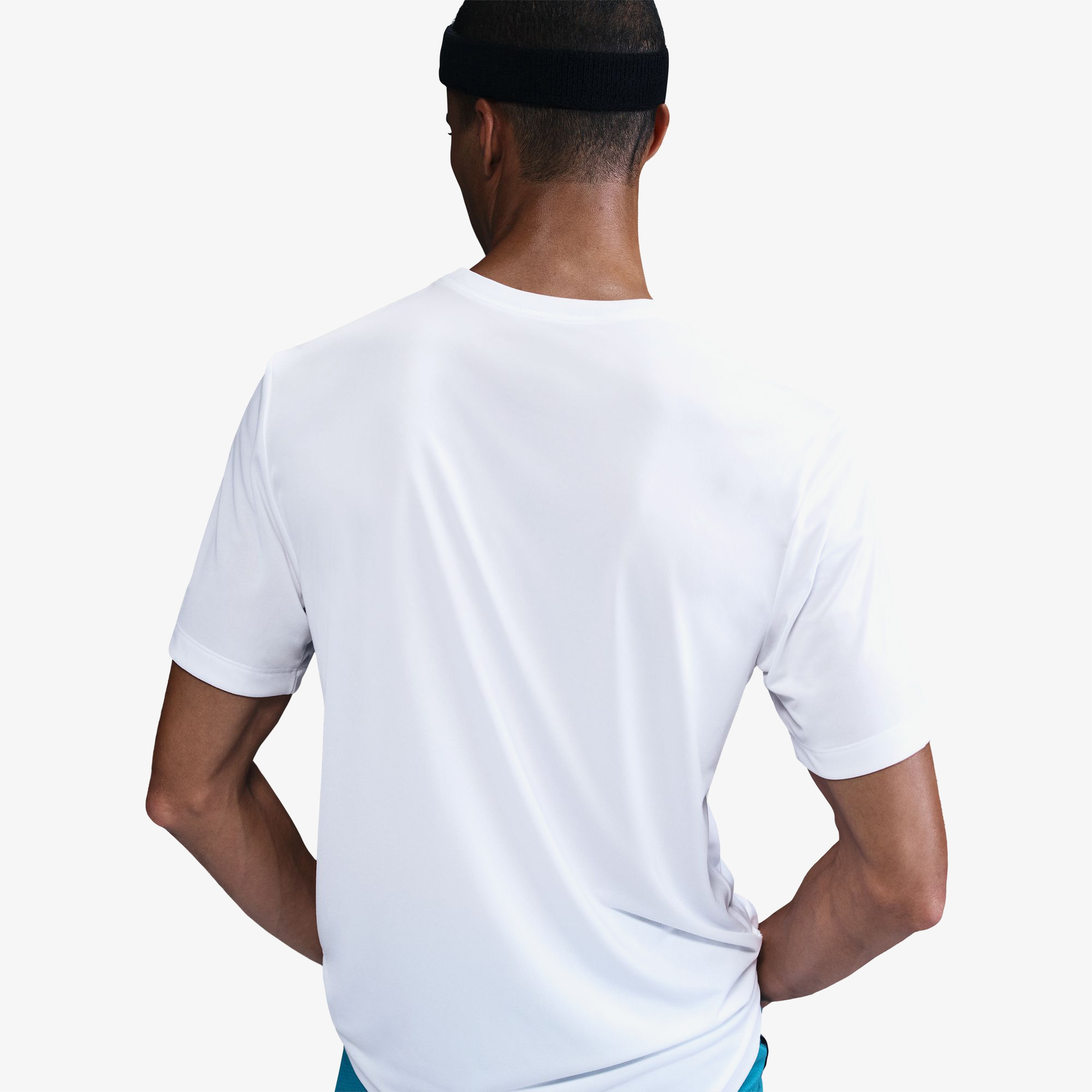 Nike Dri-Fit Erkek Beyaz Basketbol T-Shirt