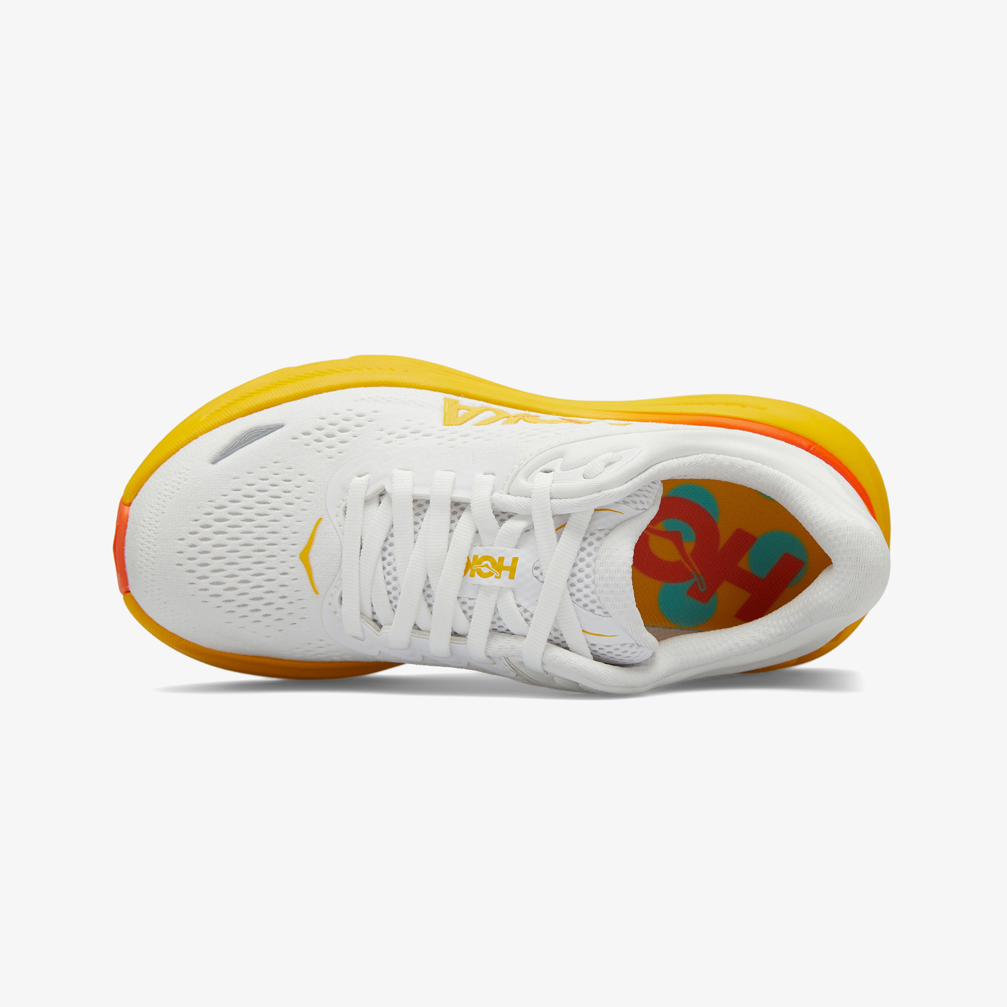 Hoka Bondi 9 Kadın Beyaz Yol Koşu Ayakkabısı