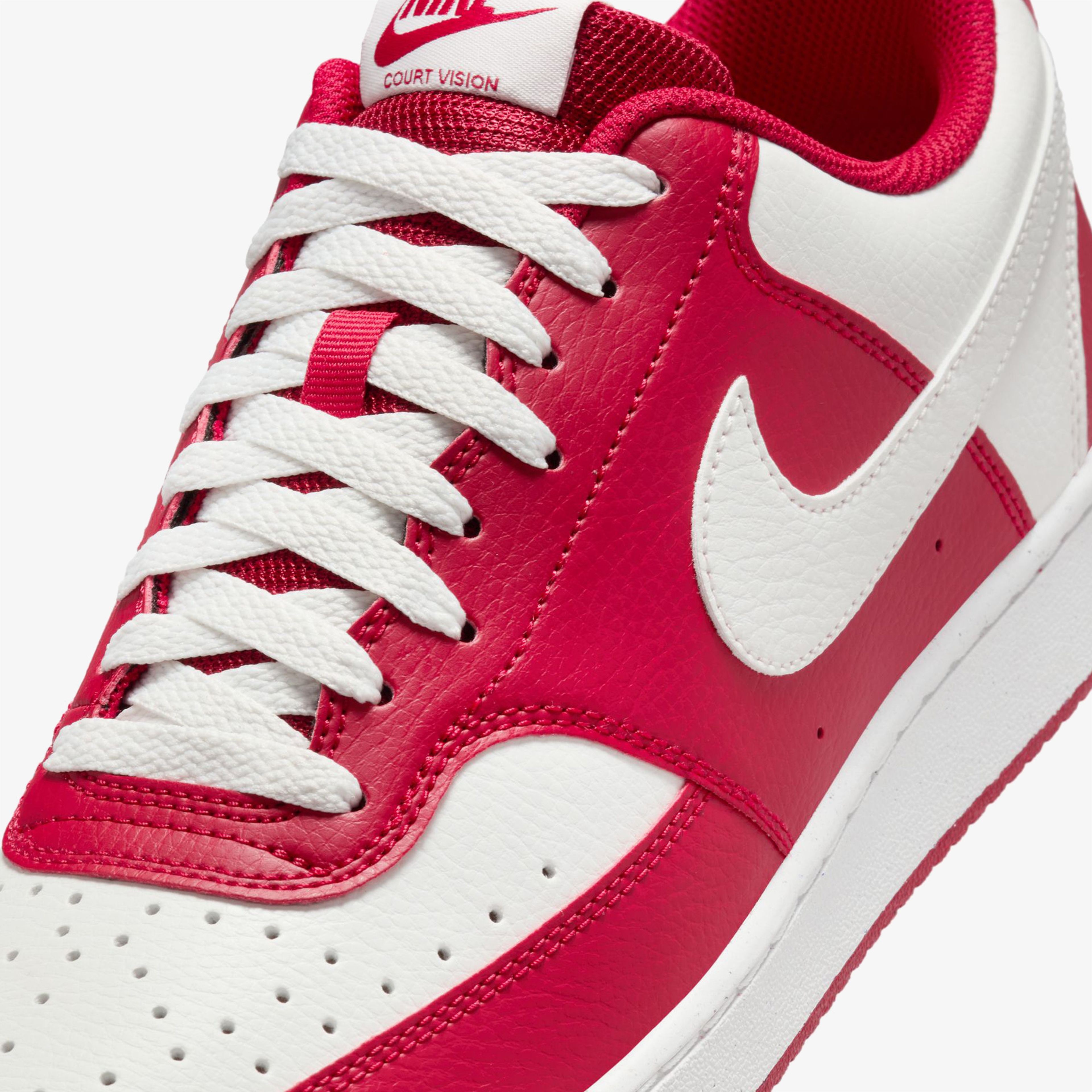 Nike Court Vision Low Erkek Kırmızı Sneaker
