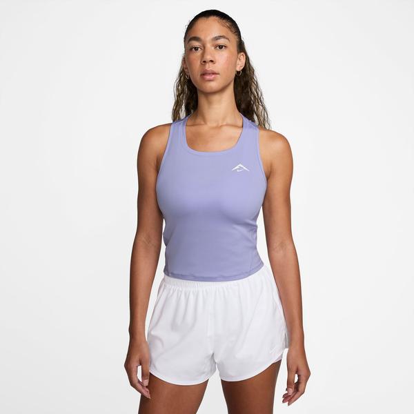 Nike Trail Dri-Fit Kadın Mor Kolsuz T-Shirt