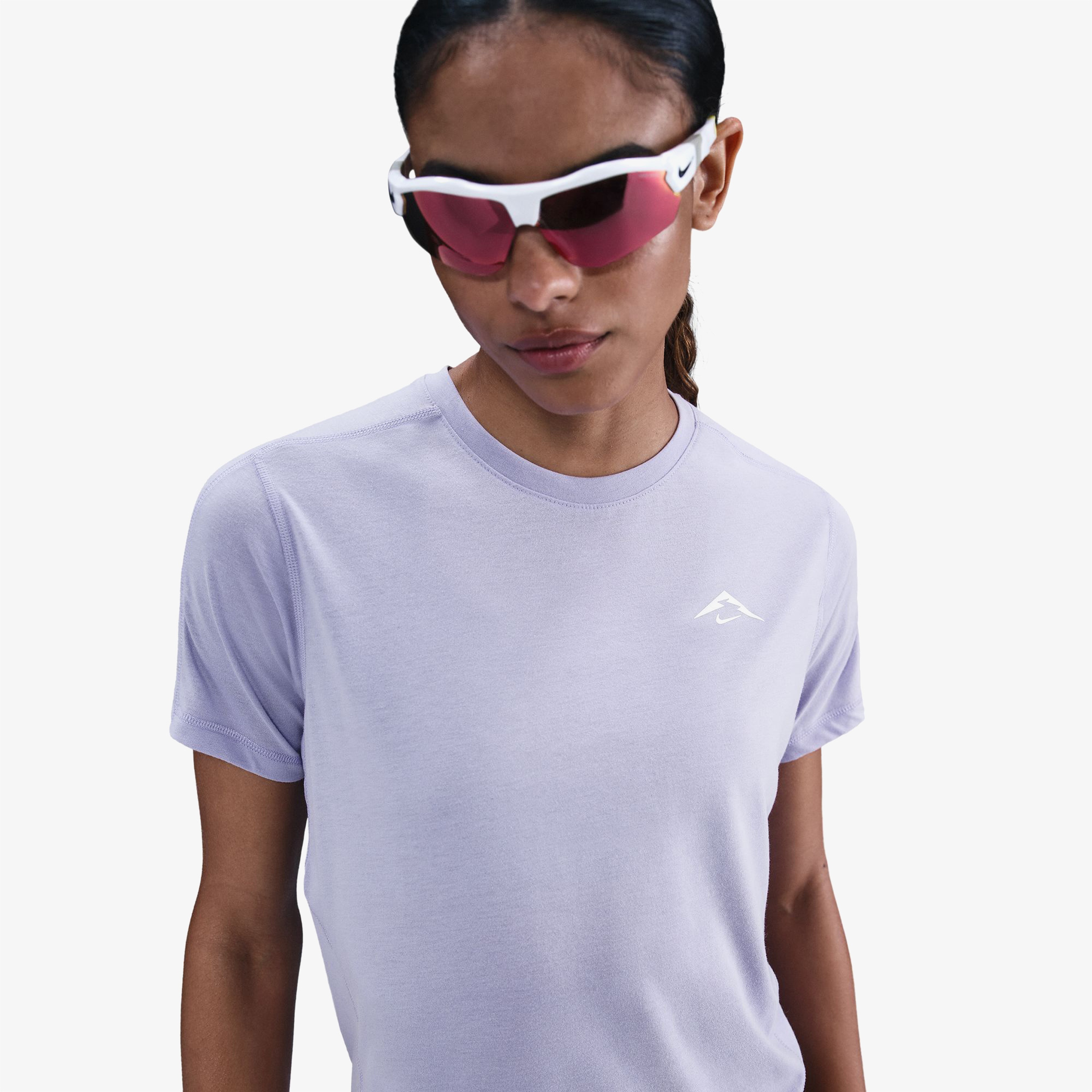 Nike Trail Kadın Mor Koşu T-Shirt