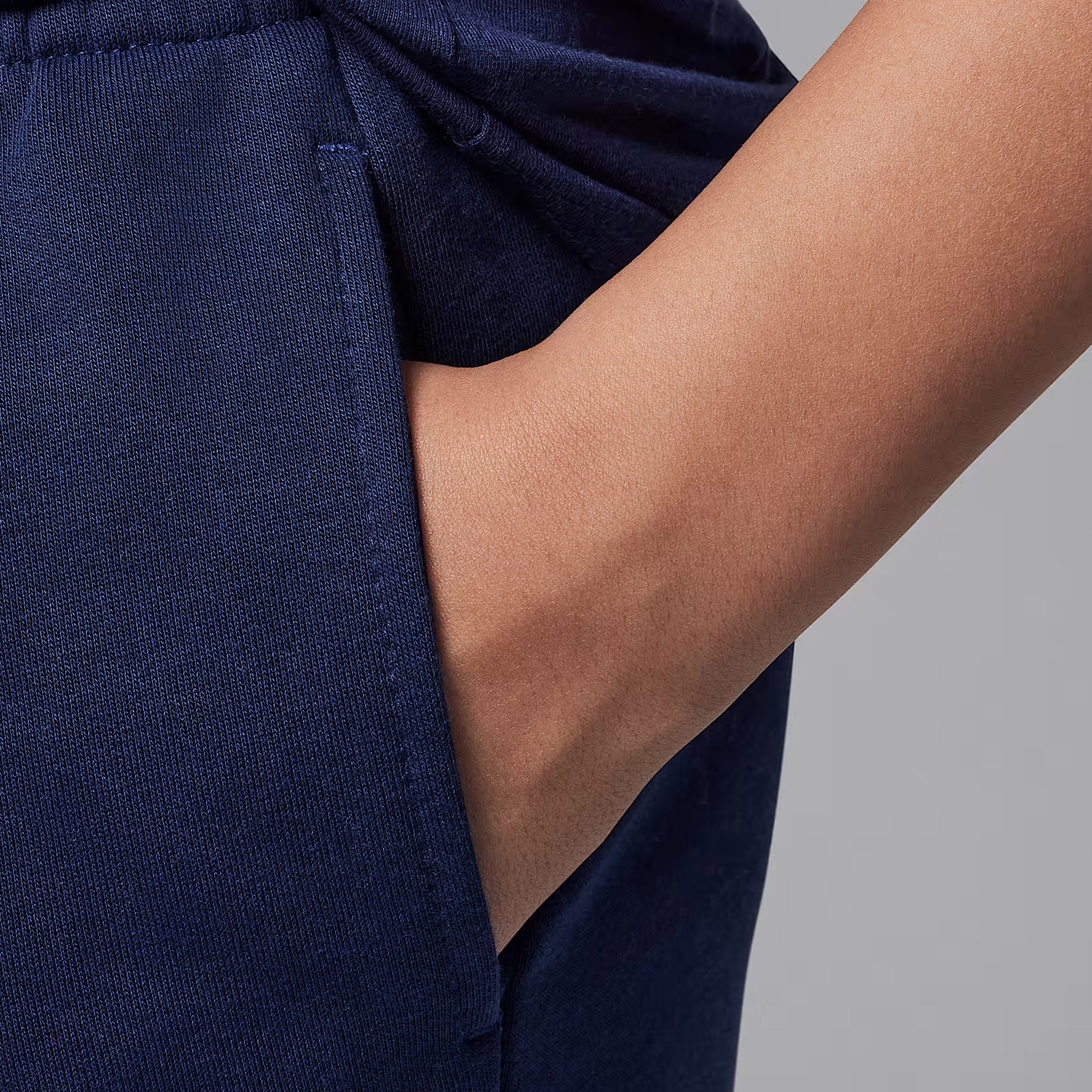 Jordan MVP French Terry S Çocuk Siyah Şort