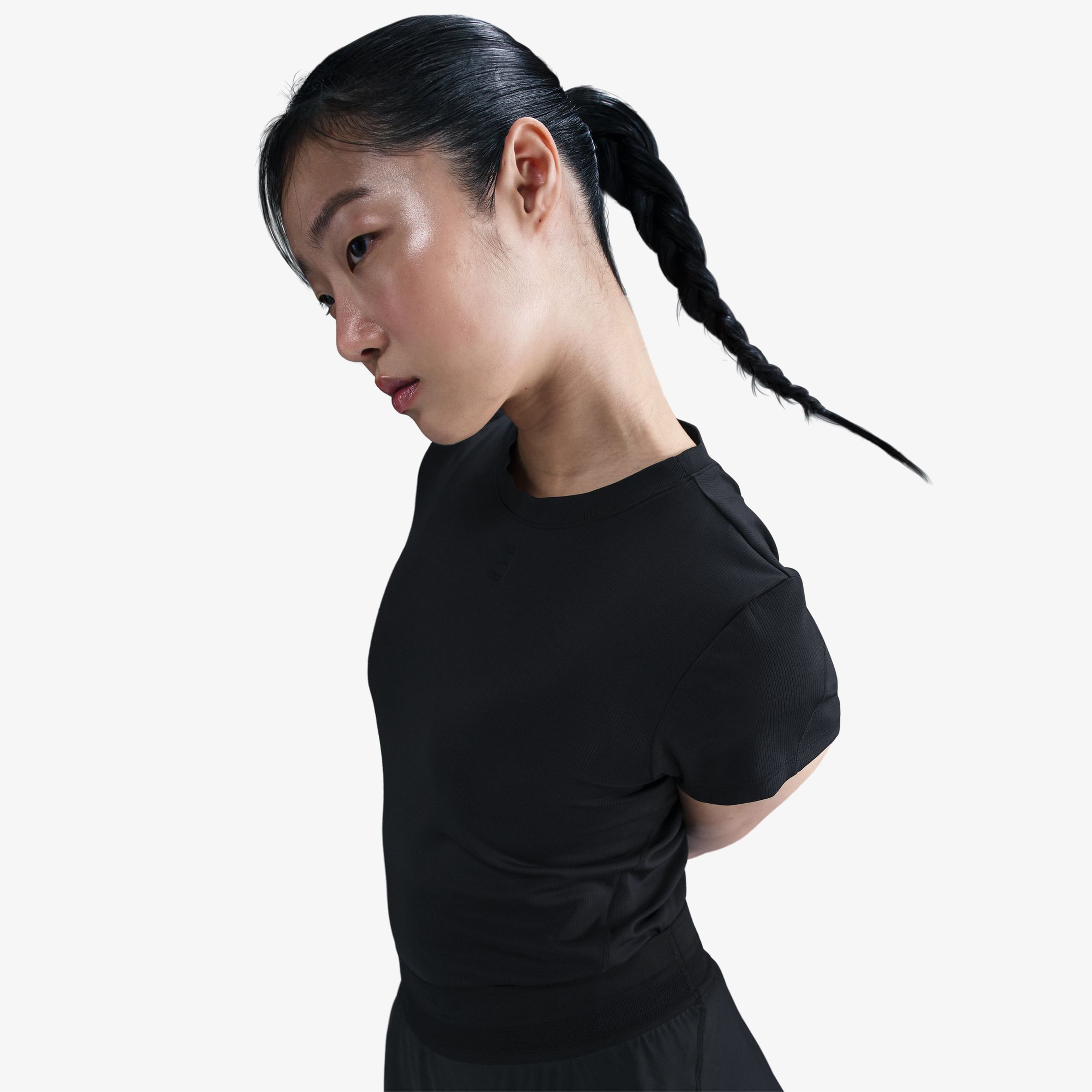 Nike Court Advantage Kadın Siyah Tenis T-Shirt