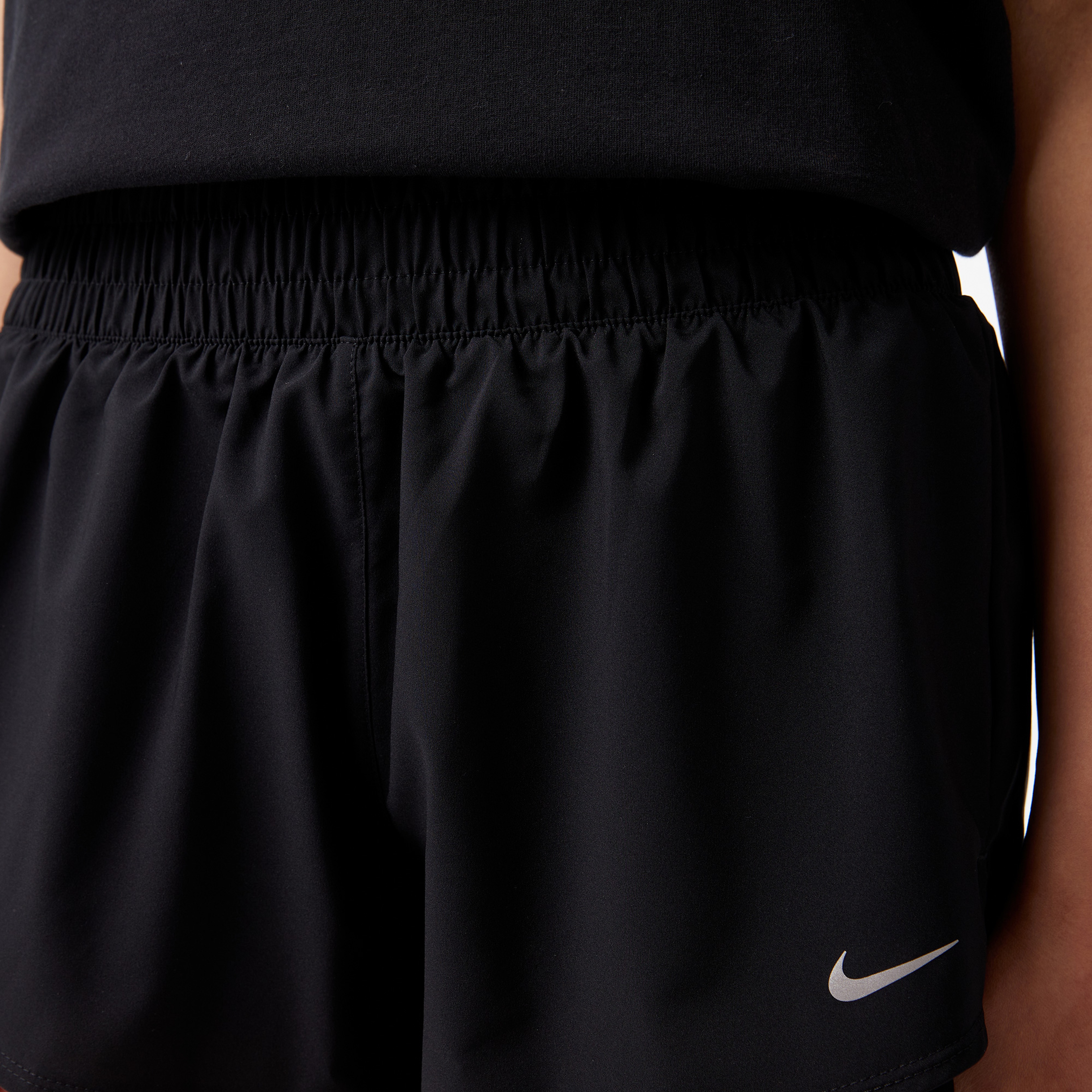 Nike Dri Fit Mid Rise 2in1 Kadın Siyah Şort