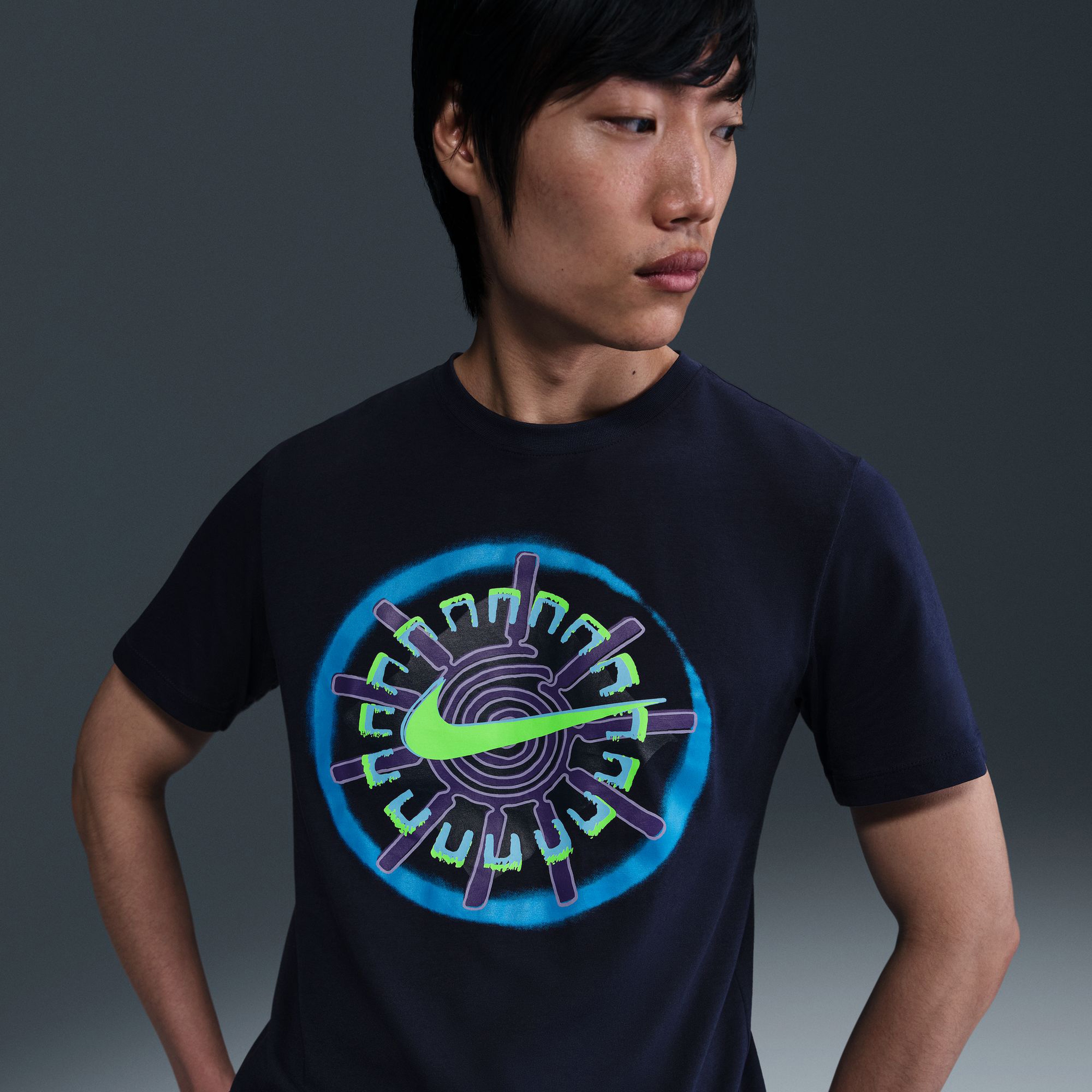 Nike Sportswear Erkek Mavi T-Shirt