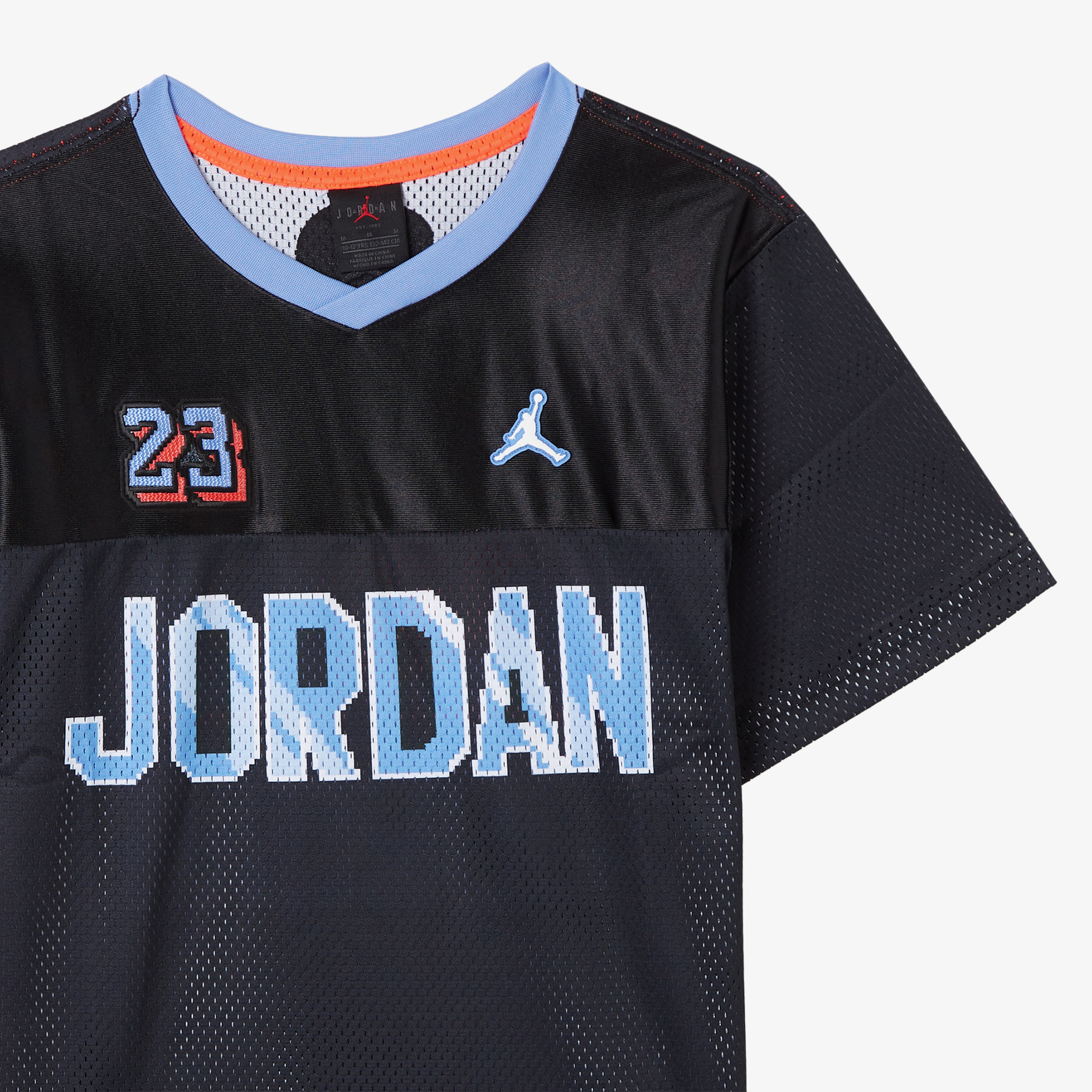 Jordan Jdb Customized Air Soccer Jersey Çocuk Siyah T-Shirt