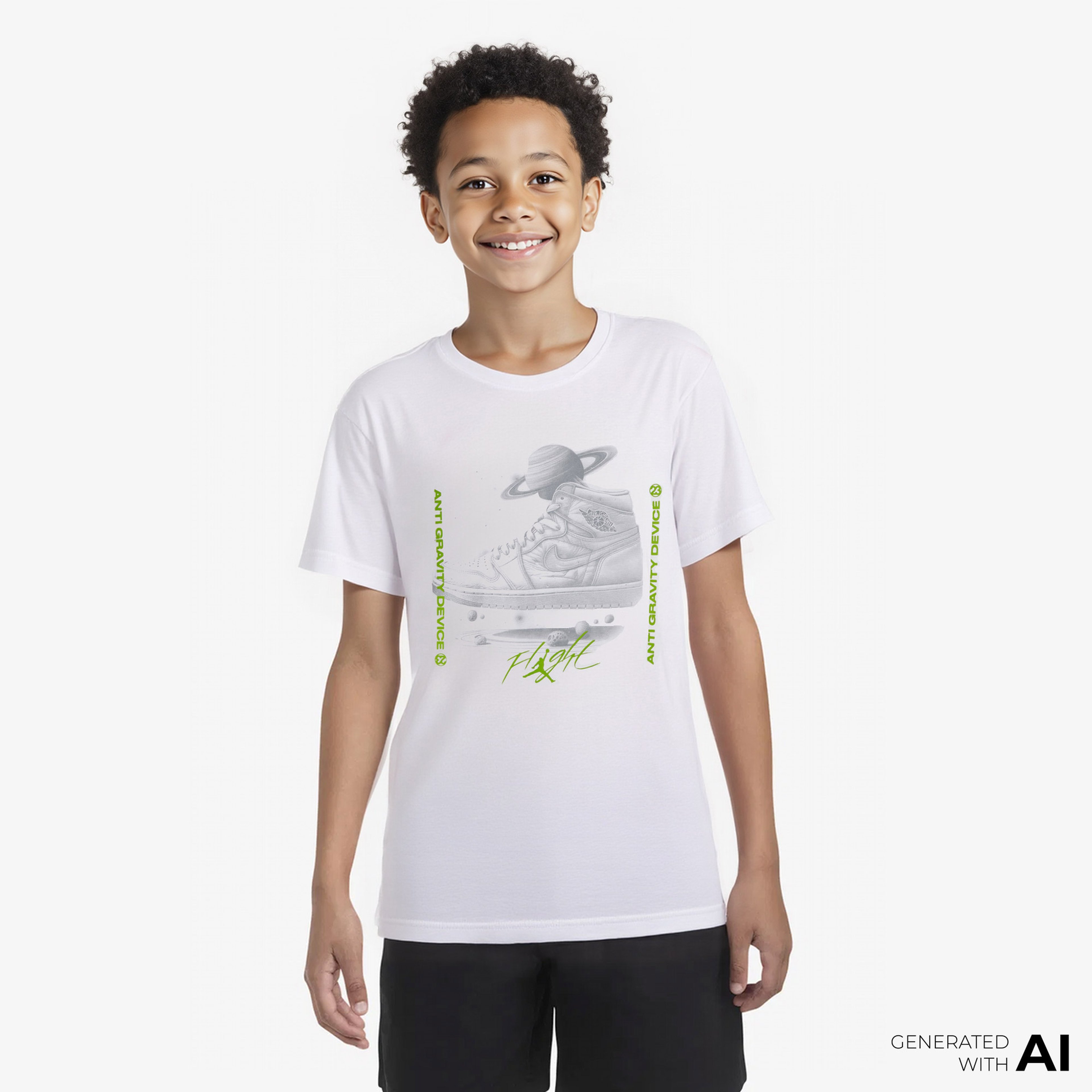 Jordan Anti Gravity Çocuk Beyaz T-Shirt