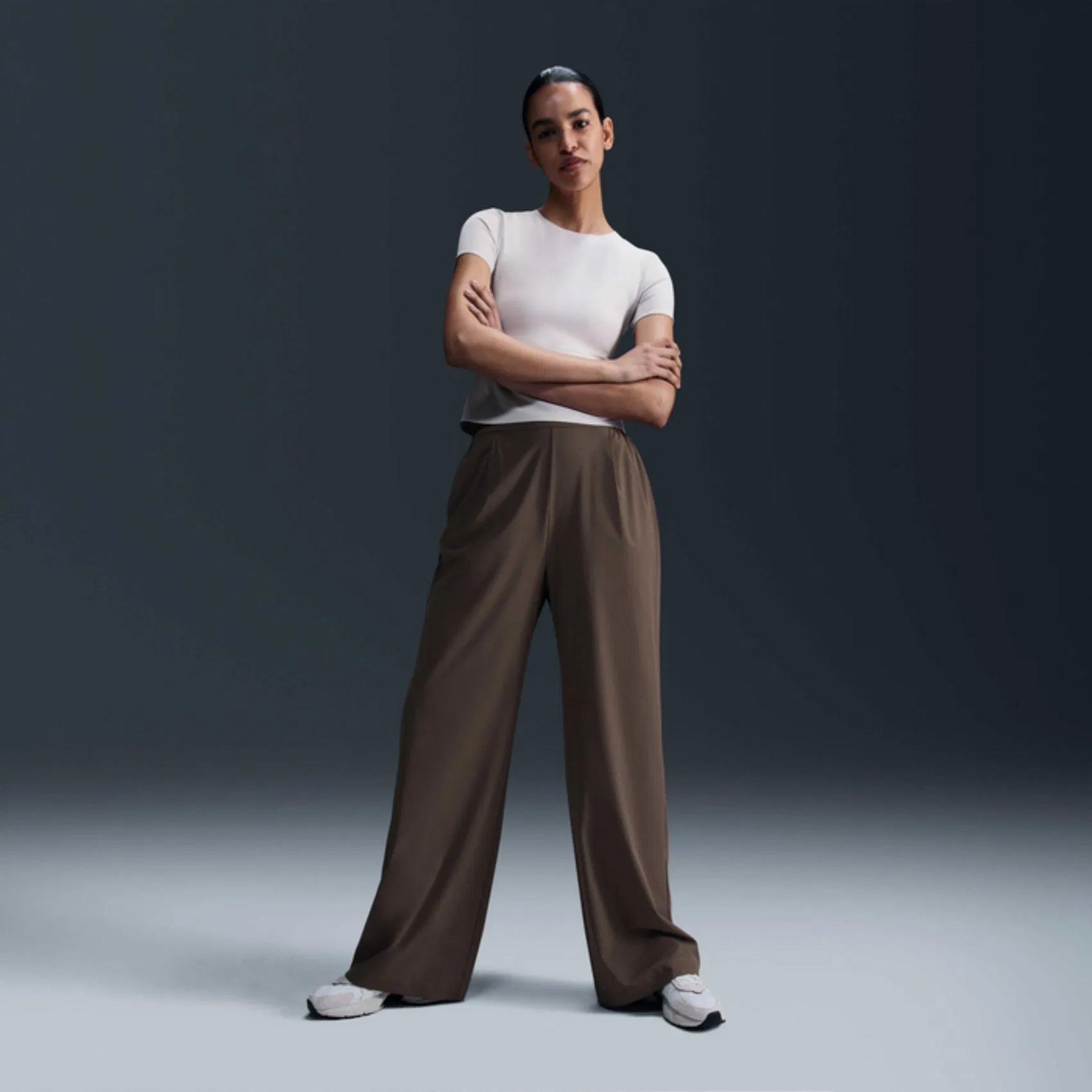 Nike PerfectStretch Dri-FIT HG Kadın Kahverengi Eşofman Altı