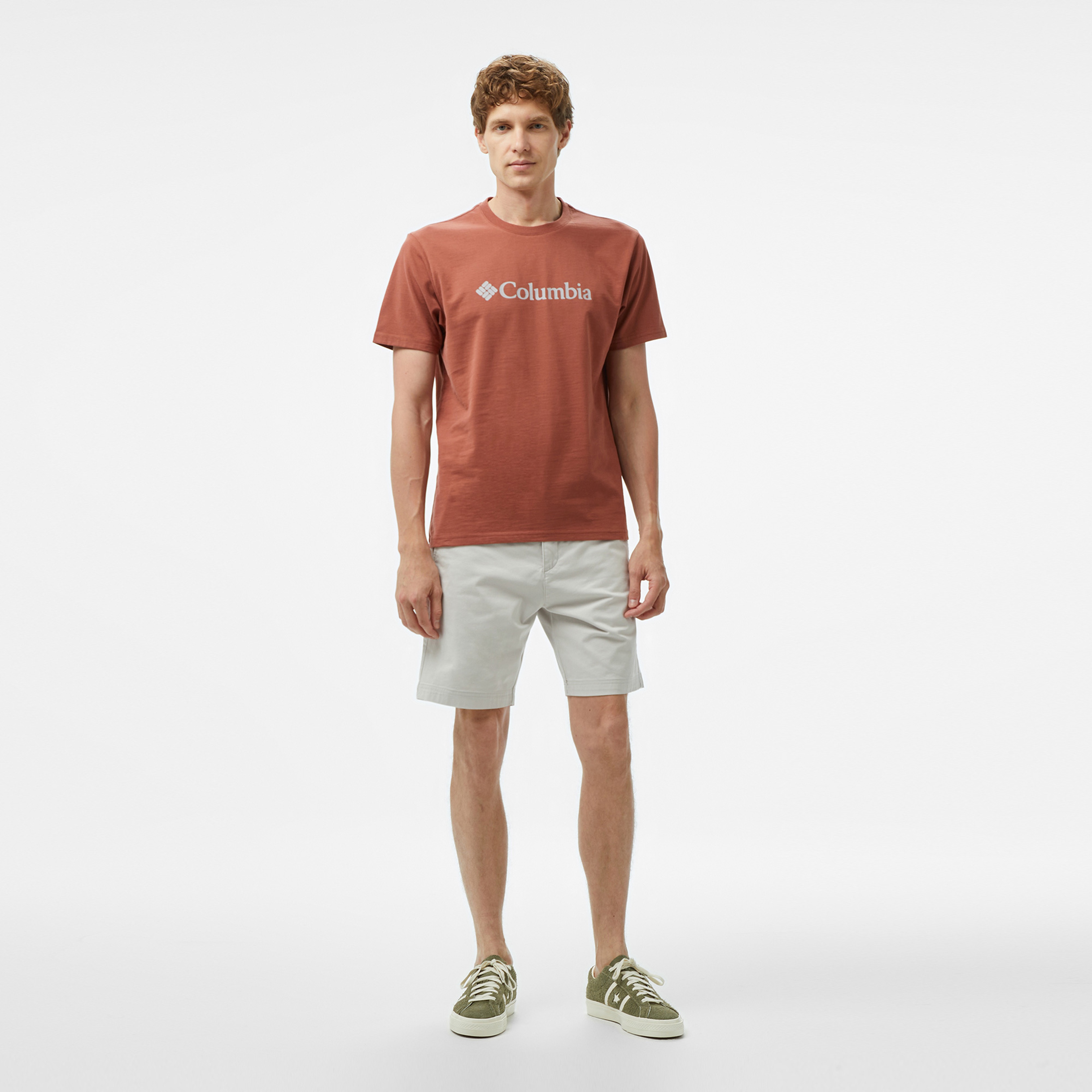 Columbia Basic Big Erkek Kahverengi T-Shirt