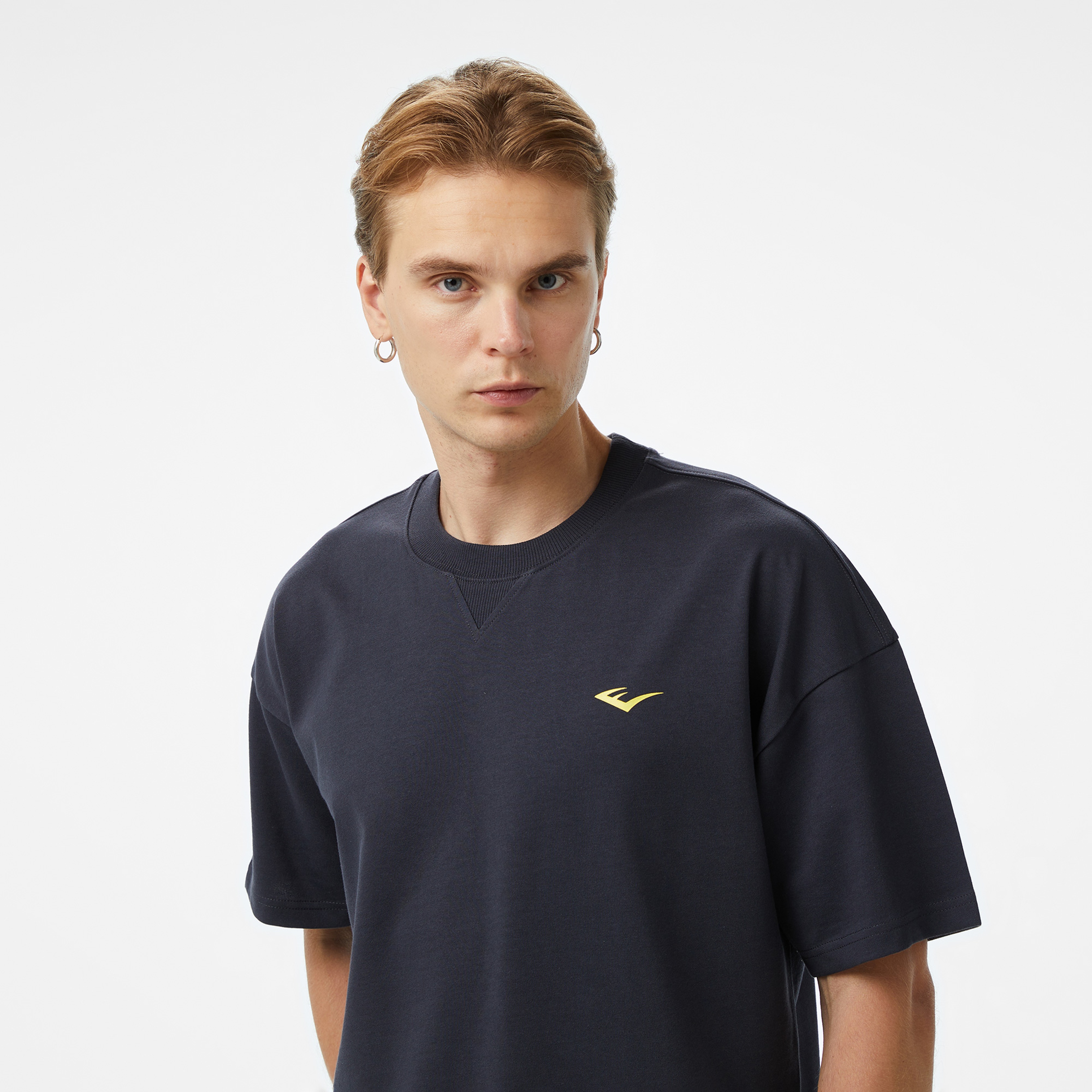 Everlast Ever Classics Oversize Erkek Gri T-Shirt
