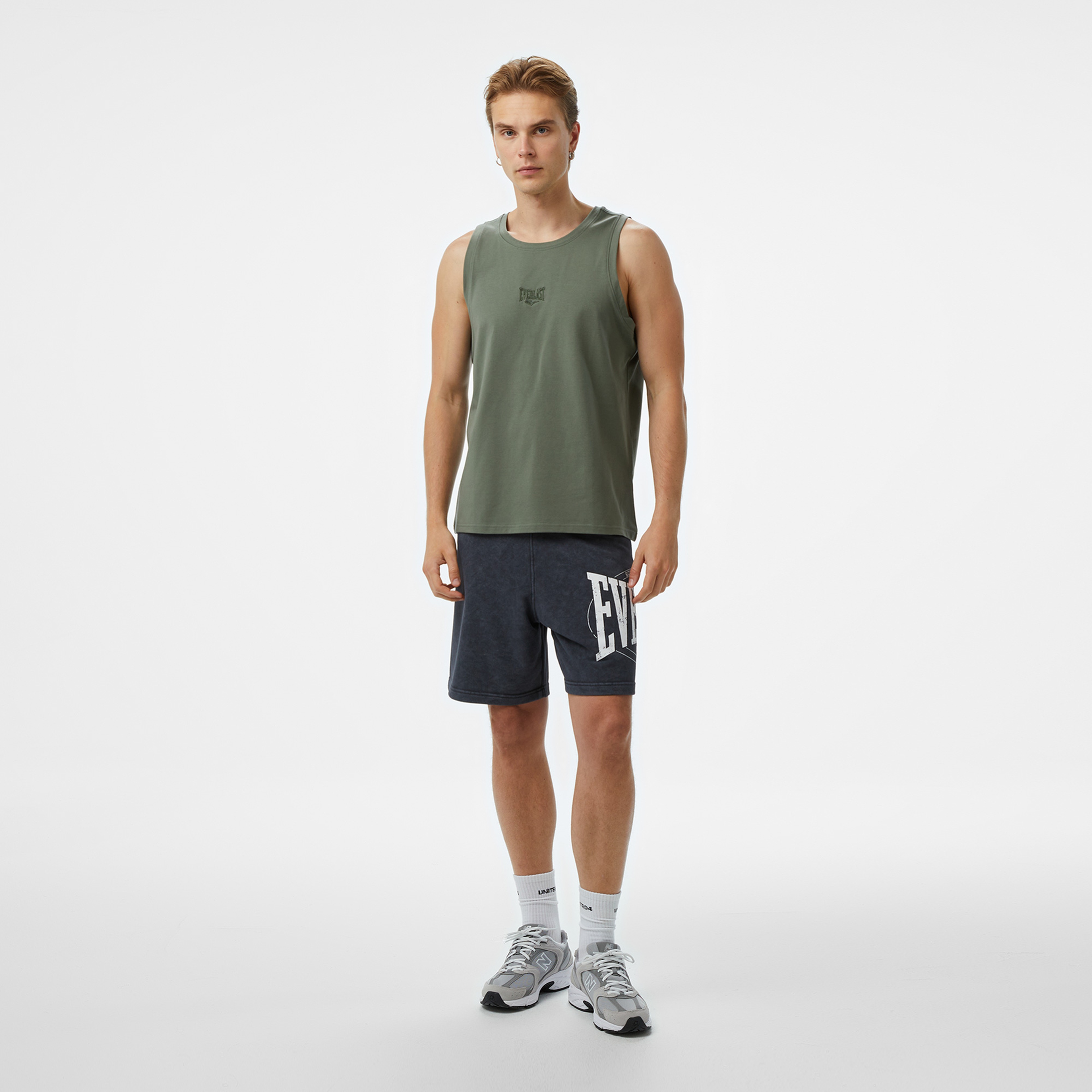 Everlast Ever Essentials Regular Erkek Haki T-Shirt
