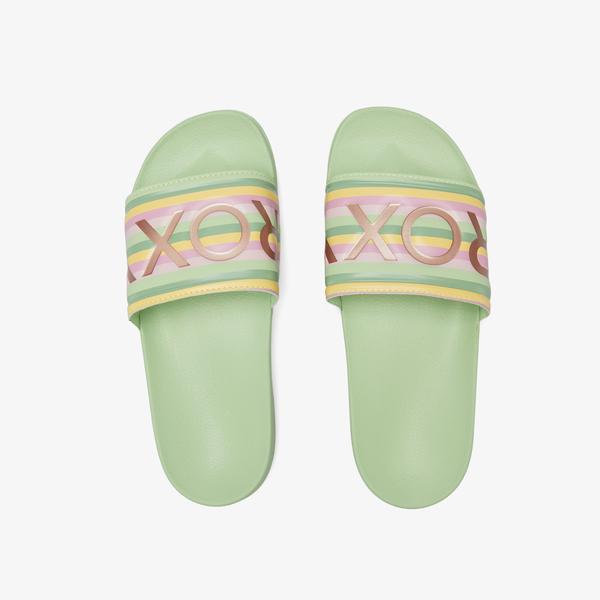 Roxy Slippy II Kadın Yeşil Terlik