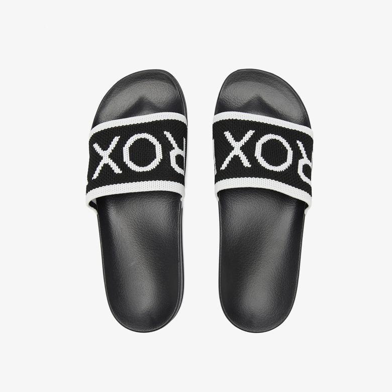 Roxy Slippy Knit Kadın Siyah Terlik