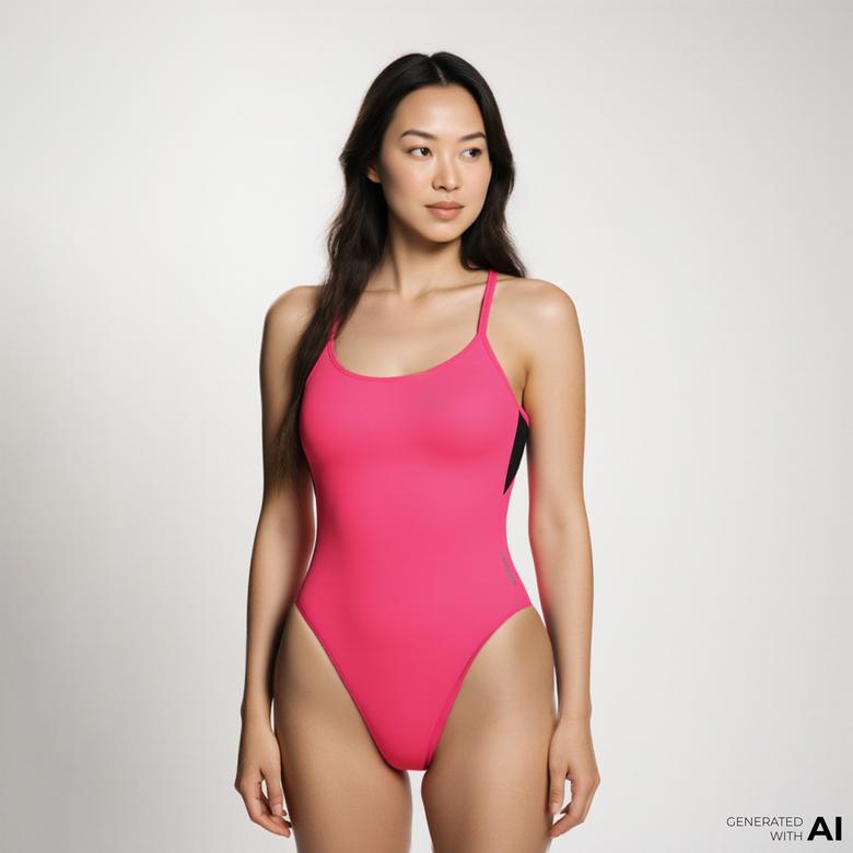 Speedo Clrblck Rcrbck 1Pc Af Kadın Pembe Mayo