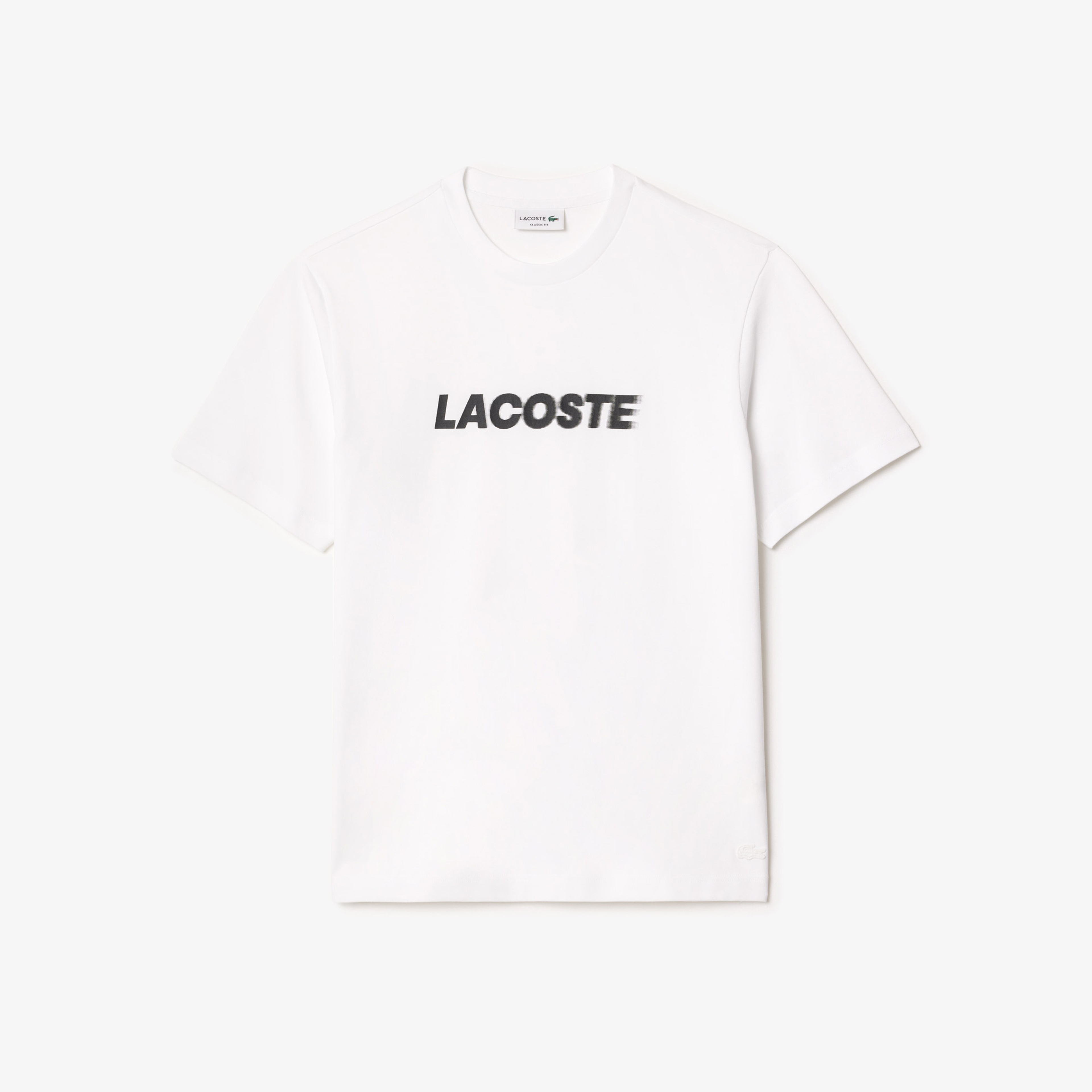 Lacoste Classic Heavy Fit Erkek Beyaz T-Shirt